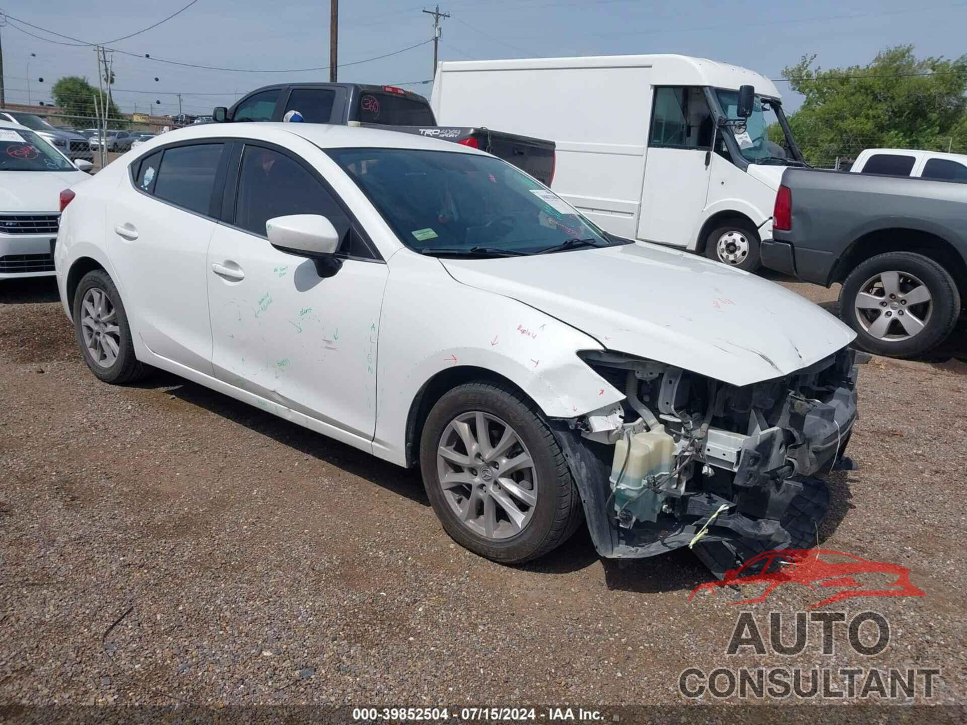 MAZDA MAZDA3 2016 - JM1BM1U70G1292344