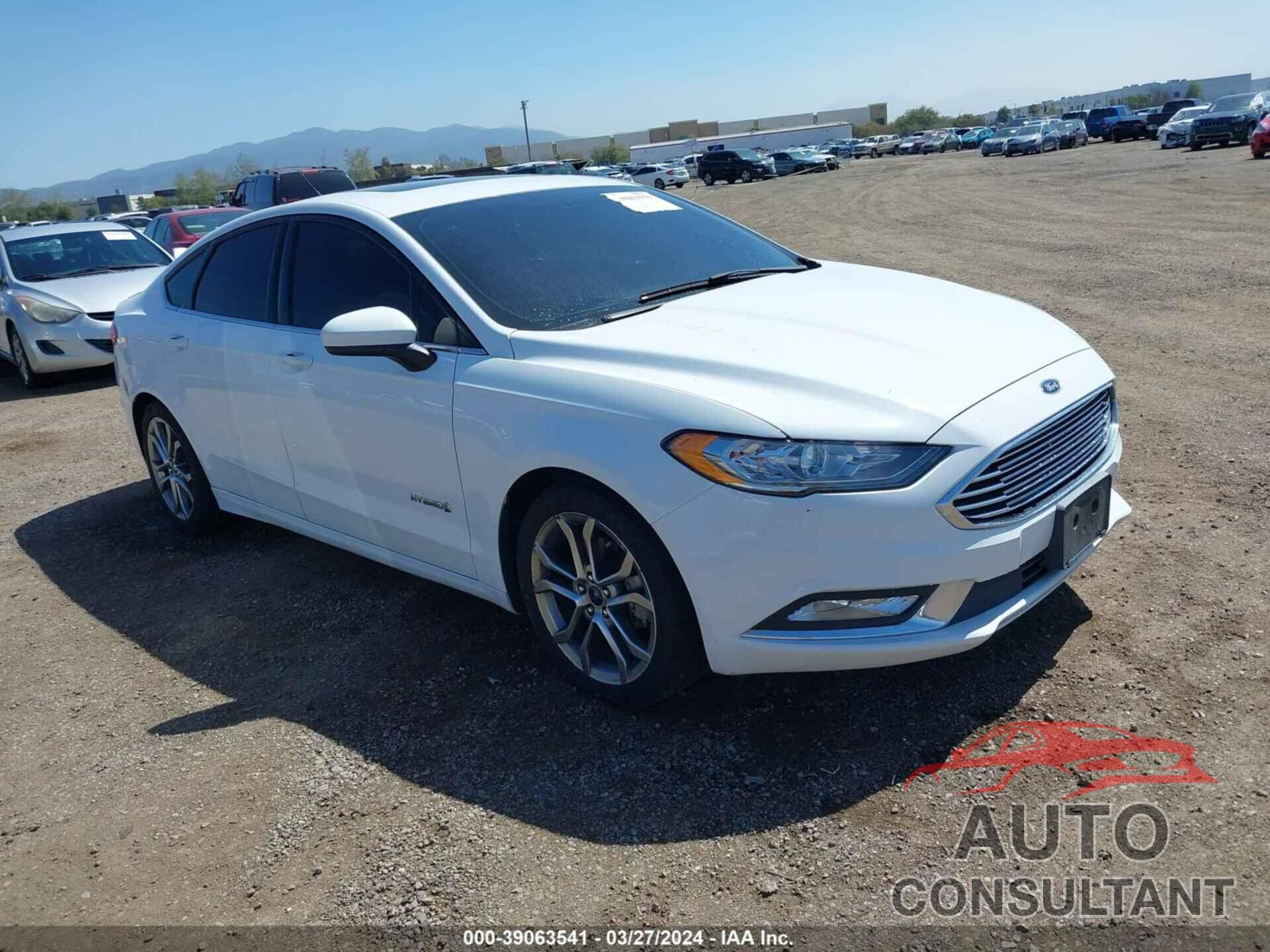 FORD FUSION HYBRID 2017 - 3FA6P0LU9HR230447