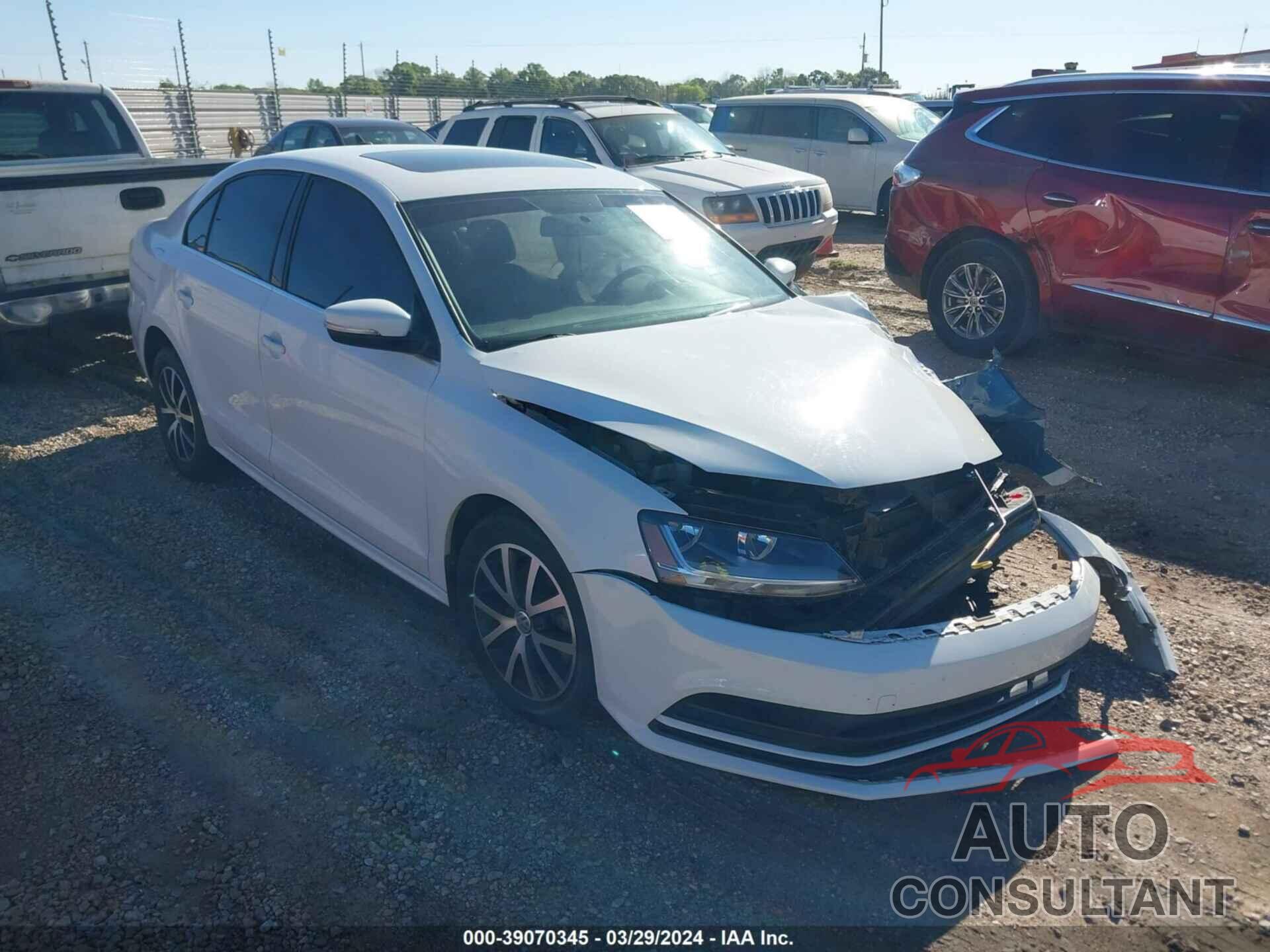 VOLKSWAGEN JETTA 2017 - 3VWDB7AJ2HM398314