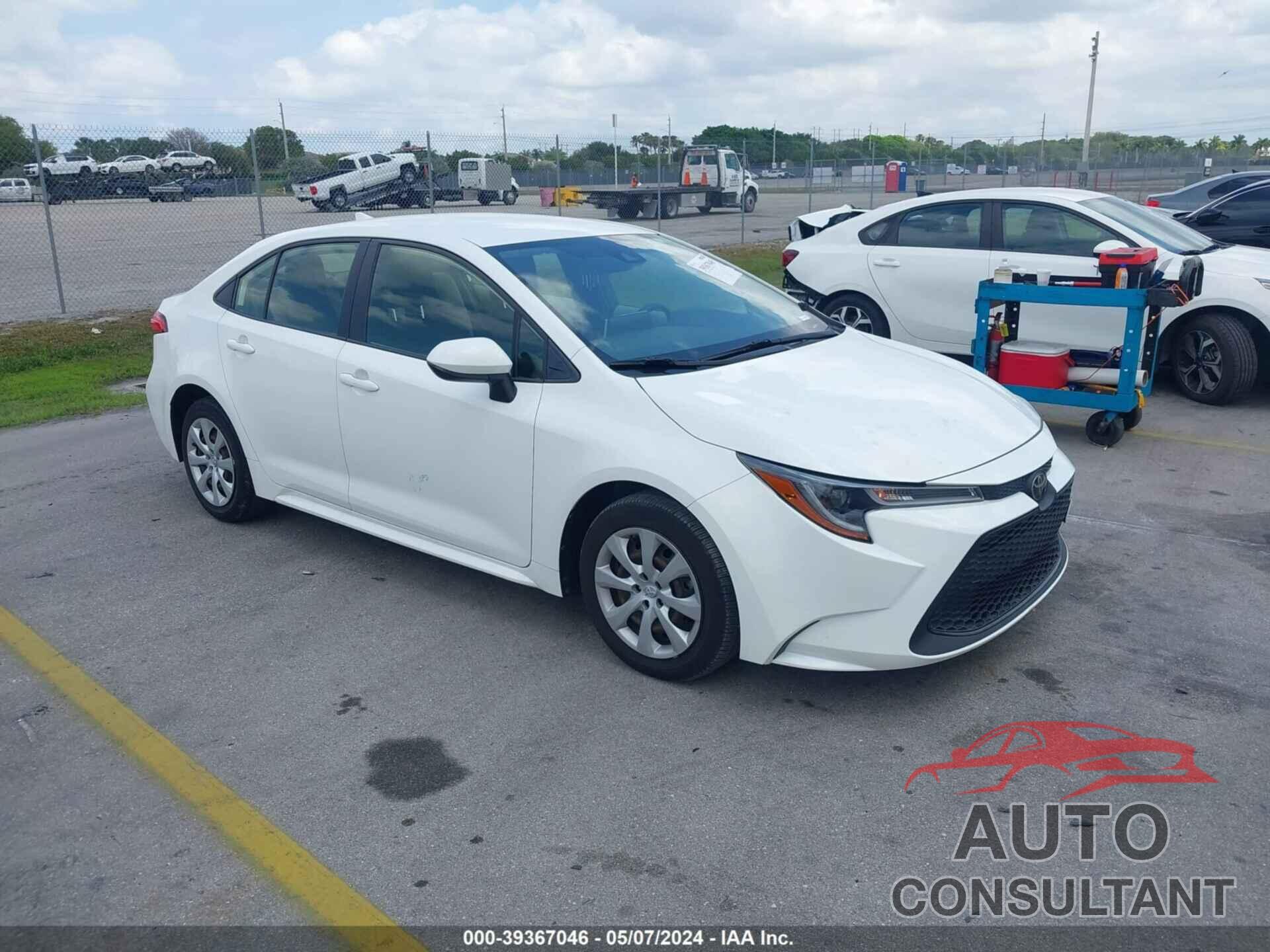 TOYOTA COROLLA 2020 - JTDEPRAE3LJ085284