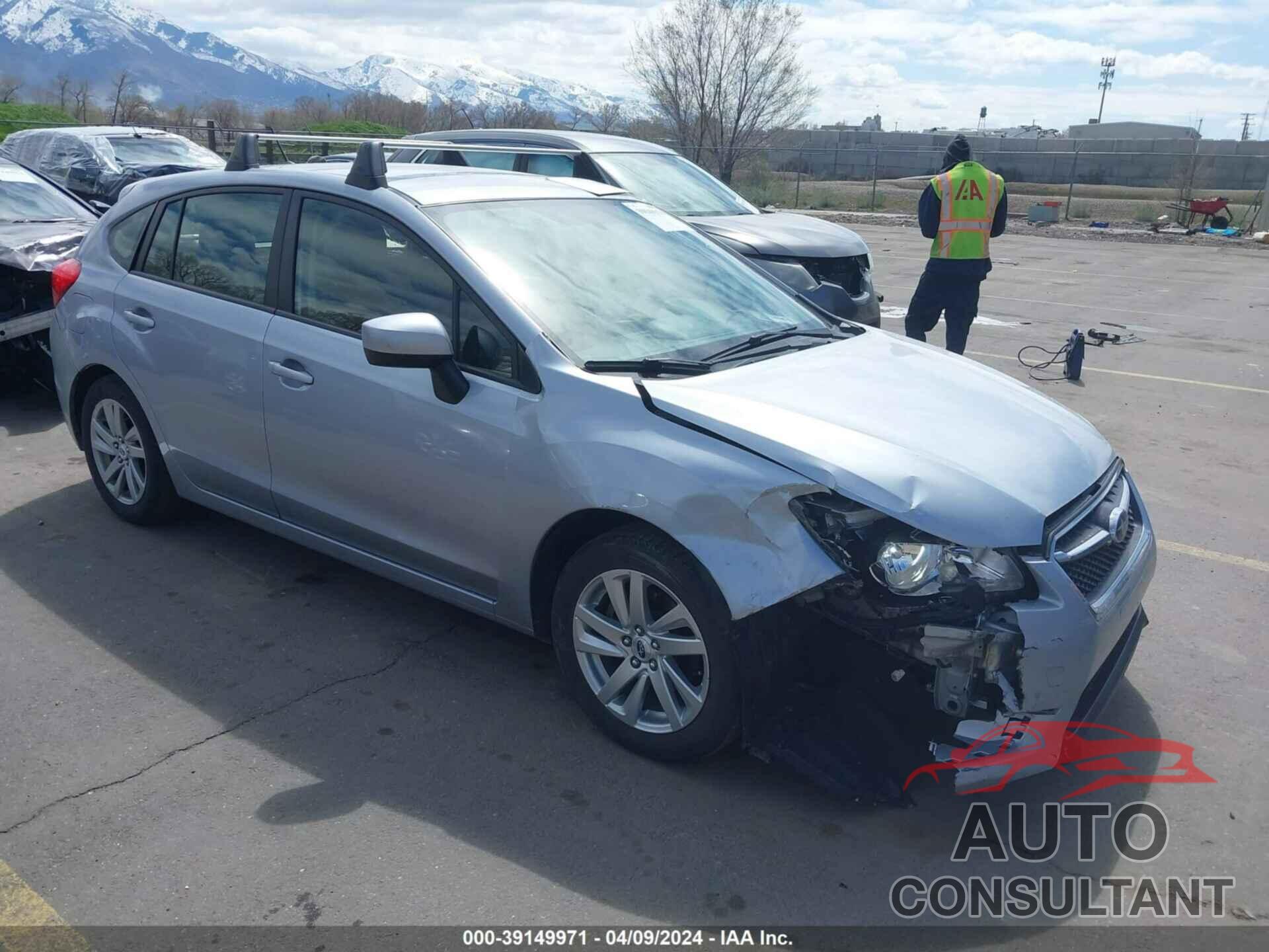 SUBARU IMPREZA 2016 - JF1GPAB61G8319636