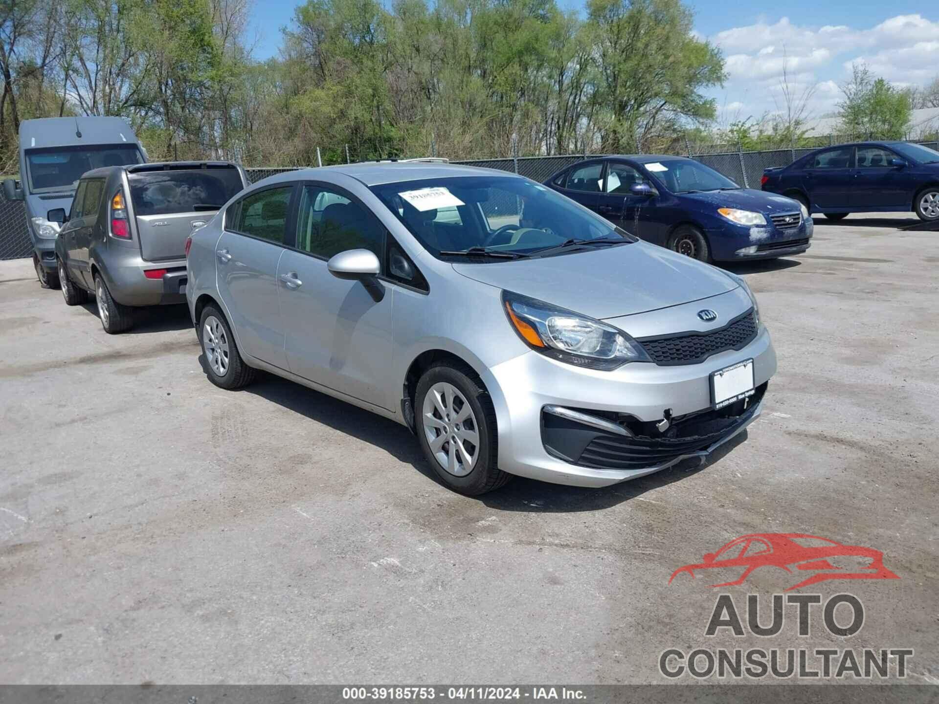 KIA RIO 2017 - KNADM4A34H6072184