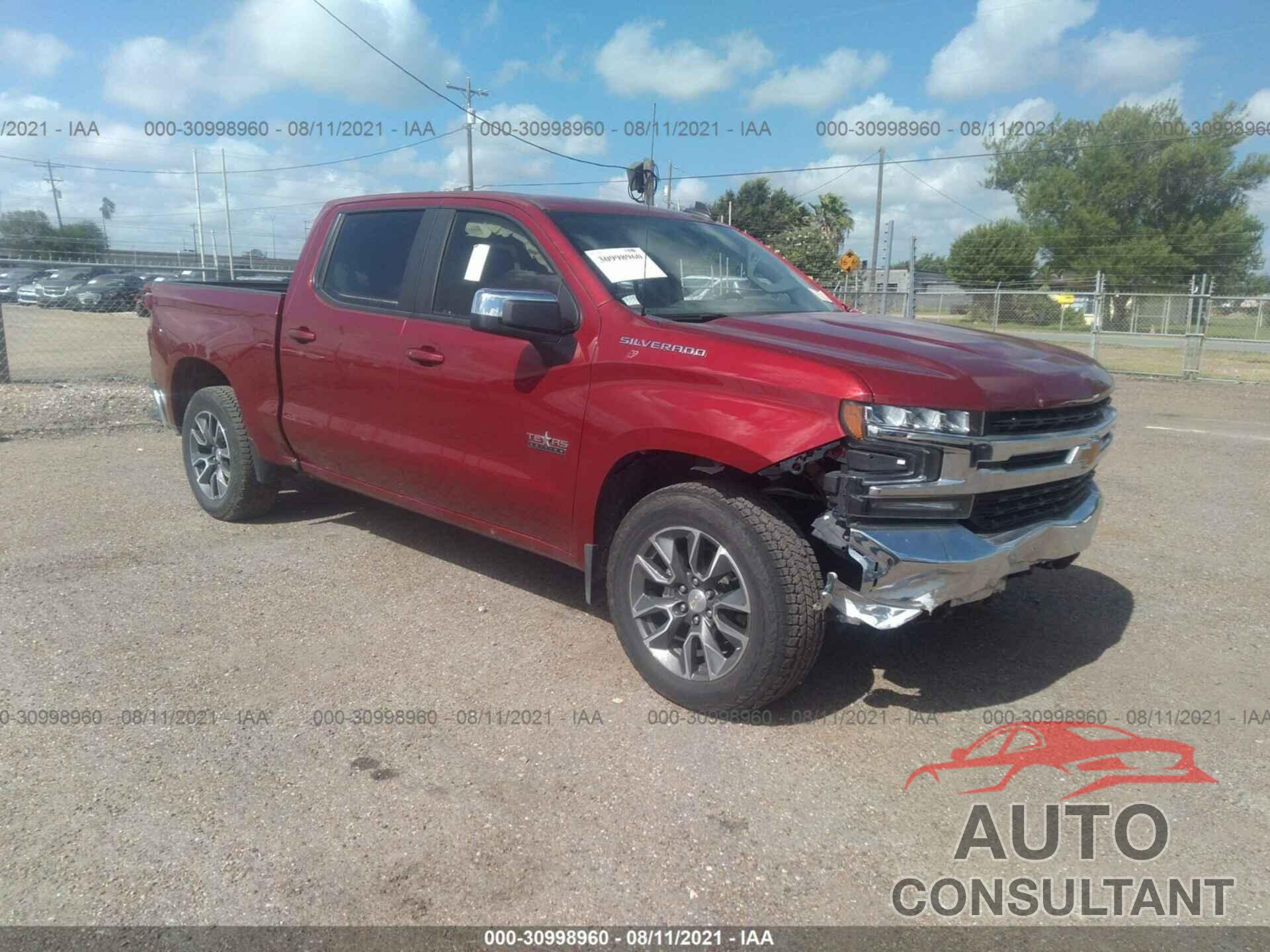 CHEVROLET SILVERADO 1500 2020 - 3GCPWCED4LG111399