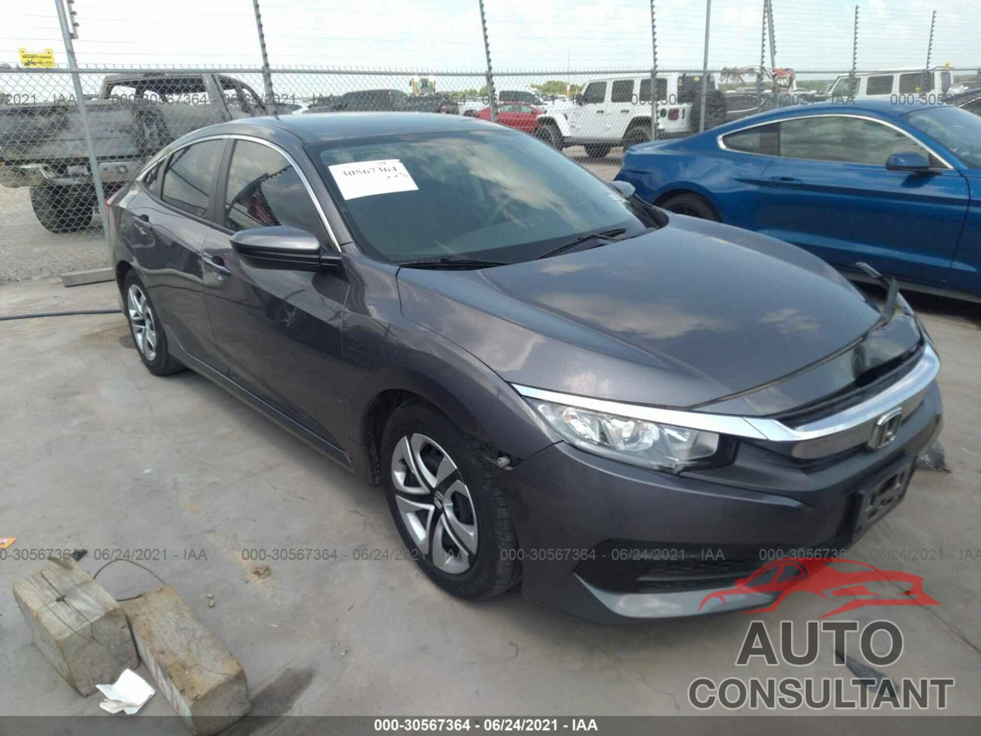 HONDA CIVIC SEDAN 2016 - 19XFC2F58GE042708