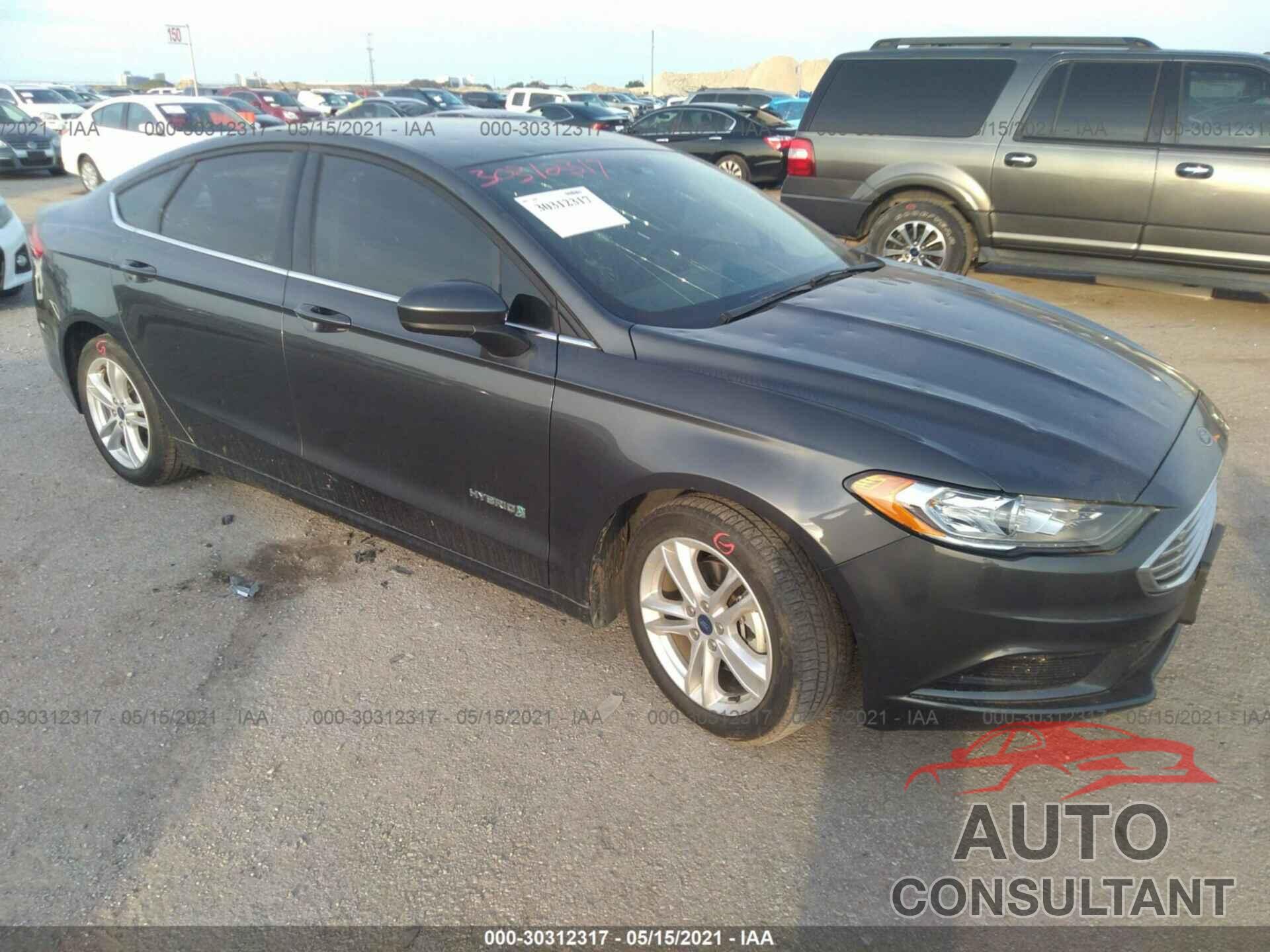 FORD FUSION HYBRID 2018 - 3FA6P0LU6JR146978