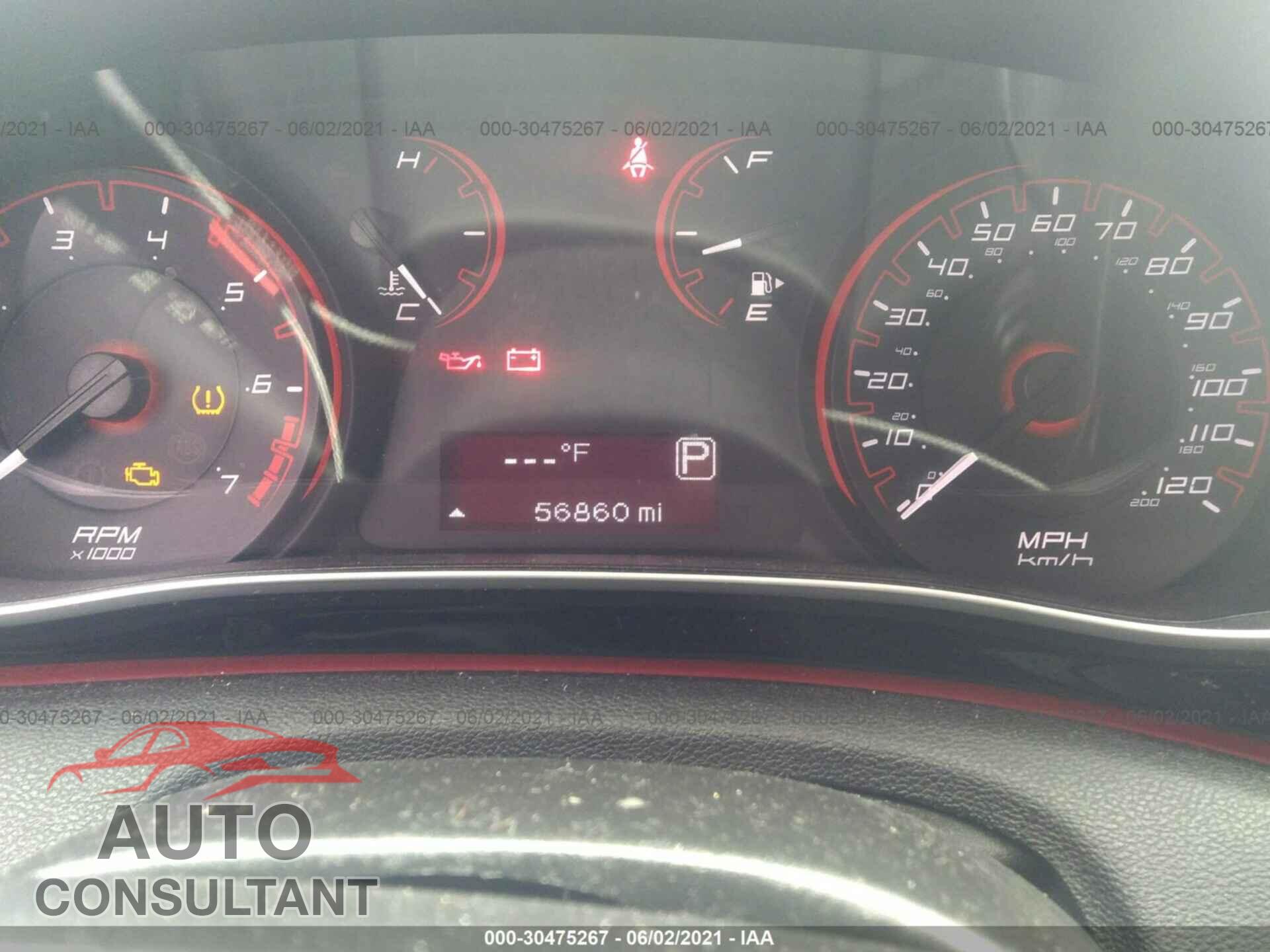 DODGE DART 2016 - 1C3CDFAA9GD531135