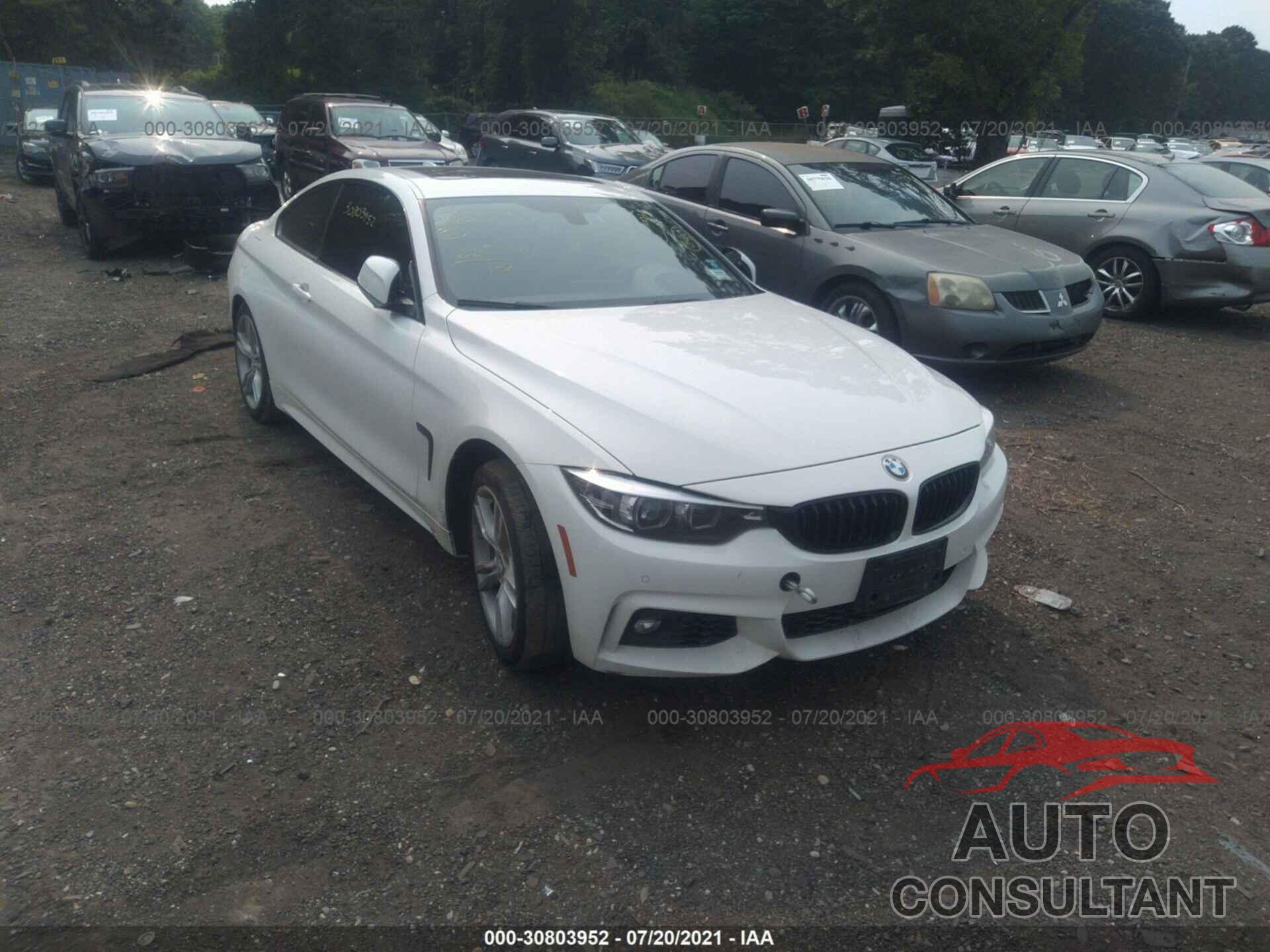 BMW 4 SERIES 2019 - WBA4W5C52KAE43705