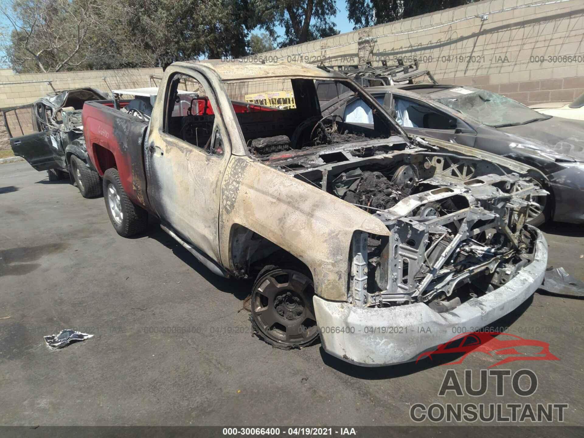 CHEVROLET SILVERADO 1500 2017 - 1GCNCNEH3HZ164049