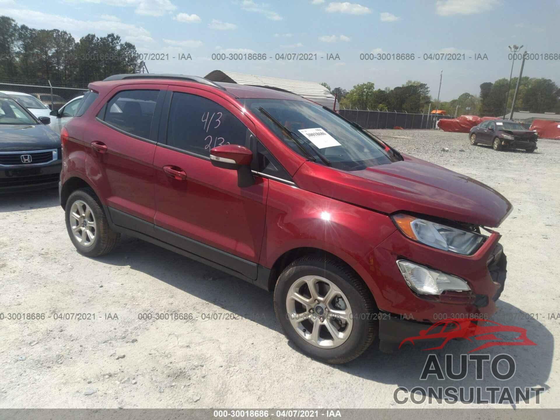 FORD ECOSPORT 2019 - MAJ3S2GE4KC257626