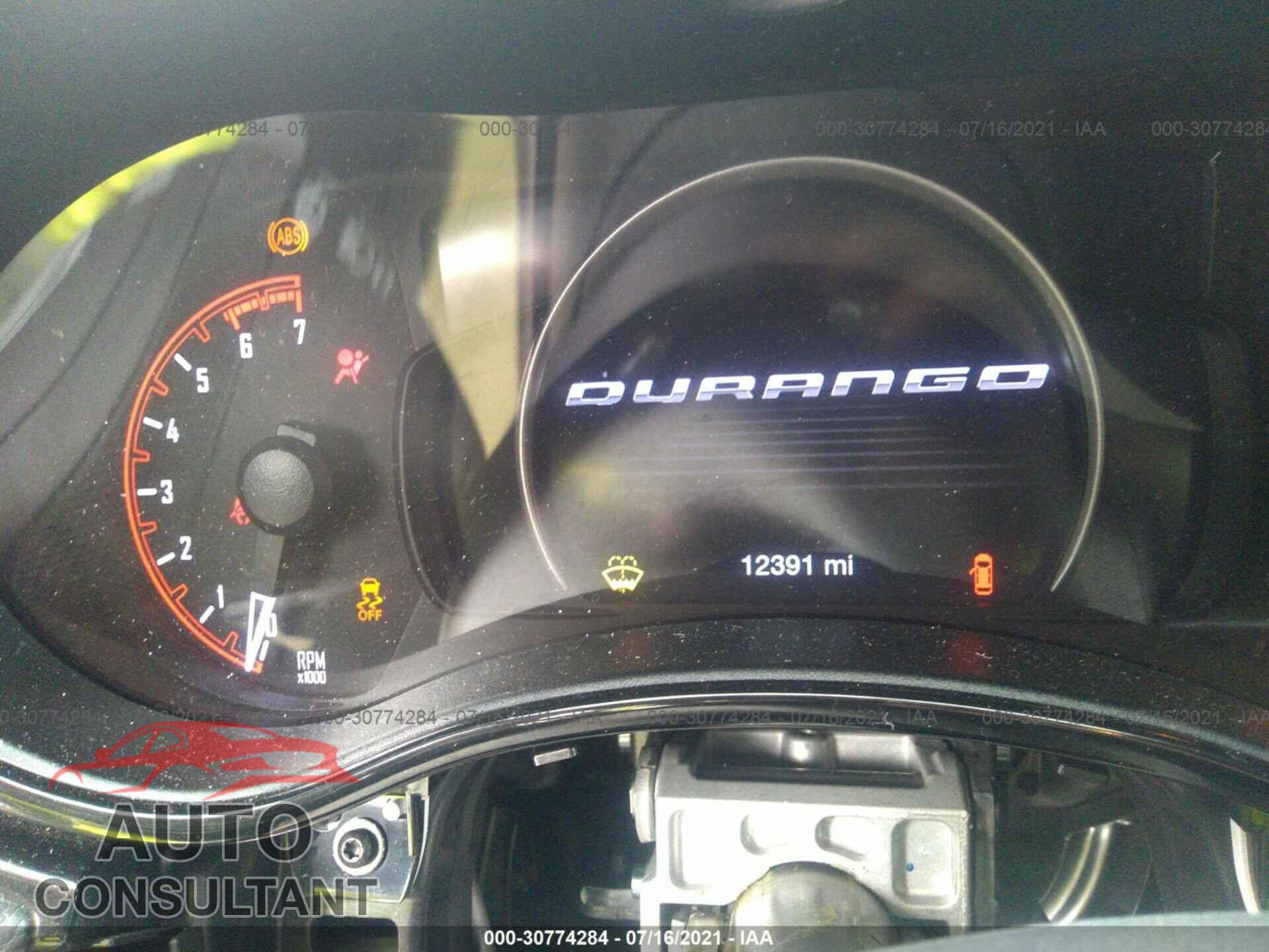 DODGE DURANGO 2021 - 1C4SDJCT4MC557555