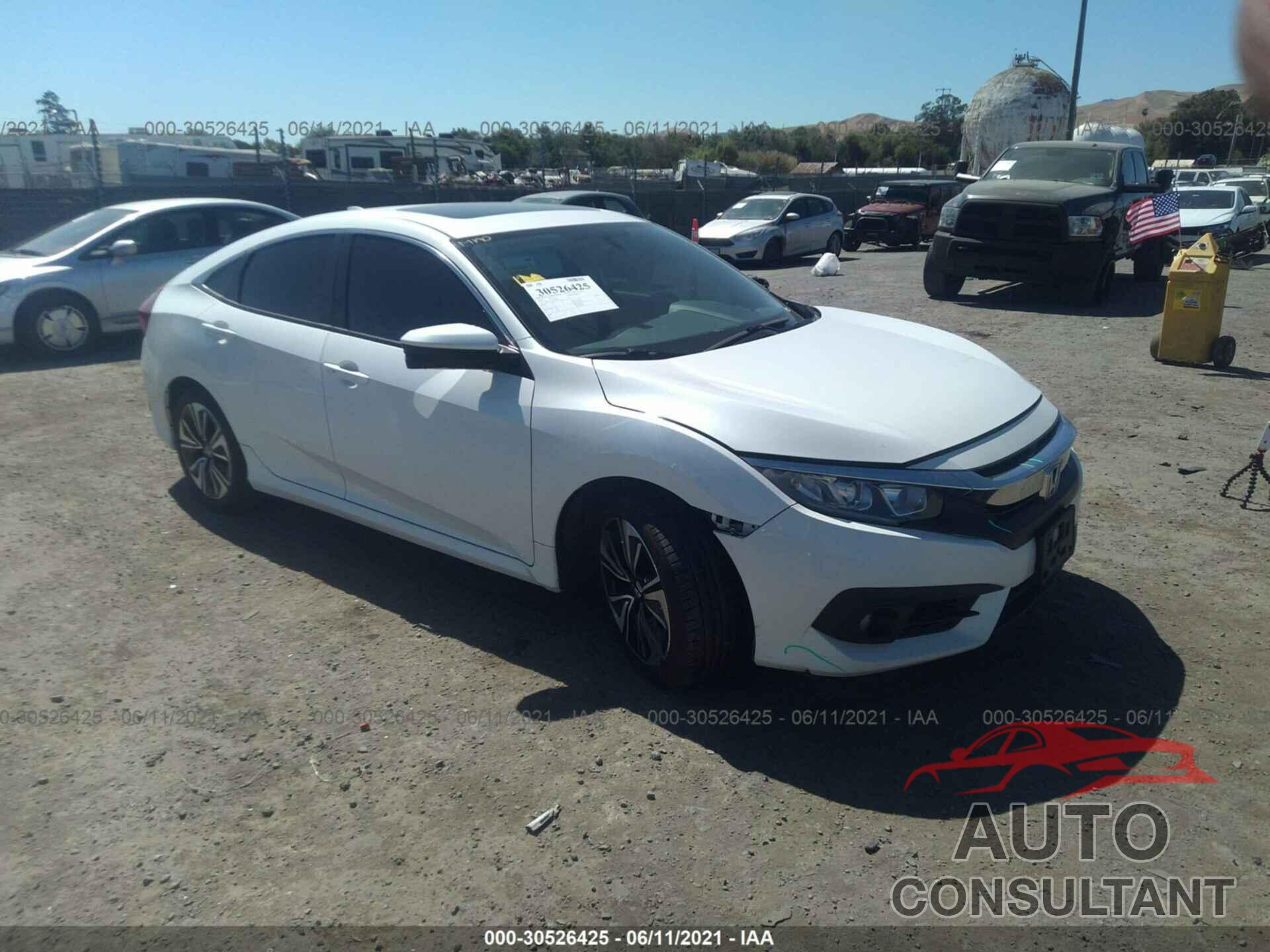 HONDA CIVIC SEDAN 2016 - 19XFC1F72GE209236