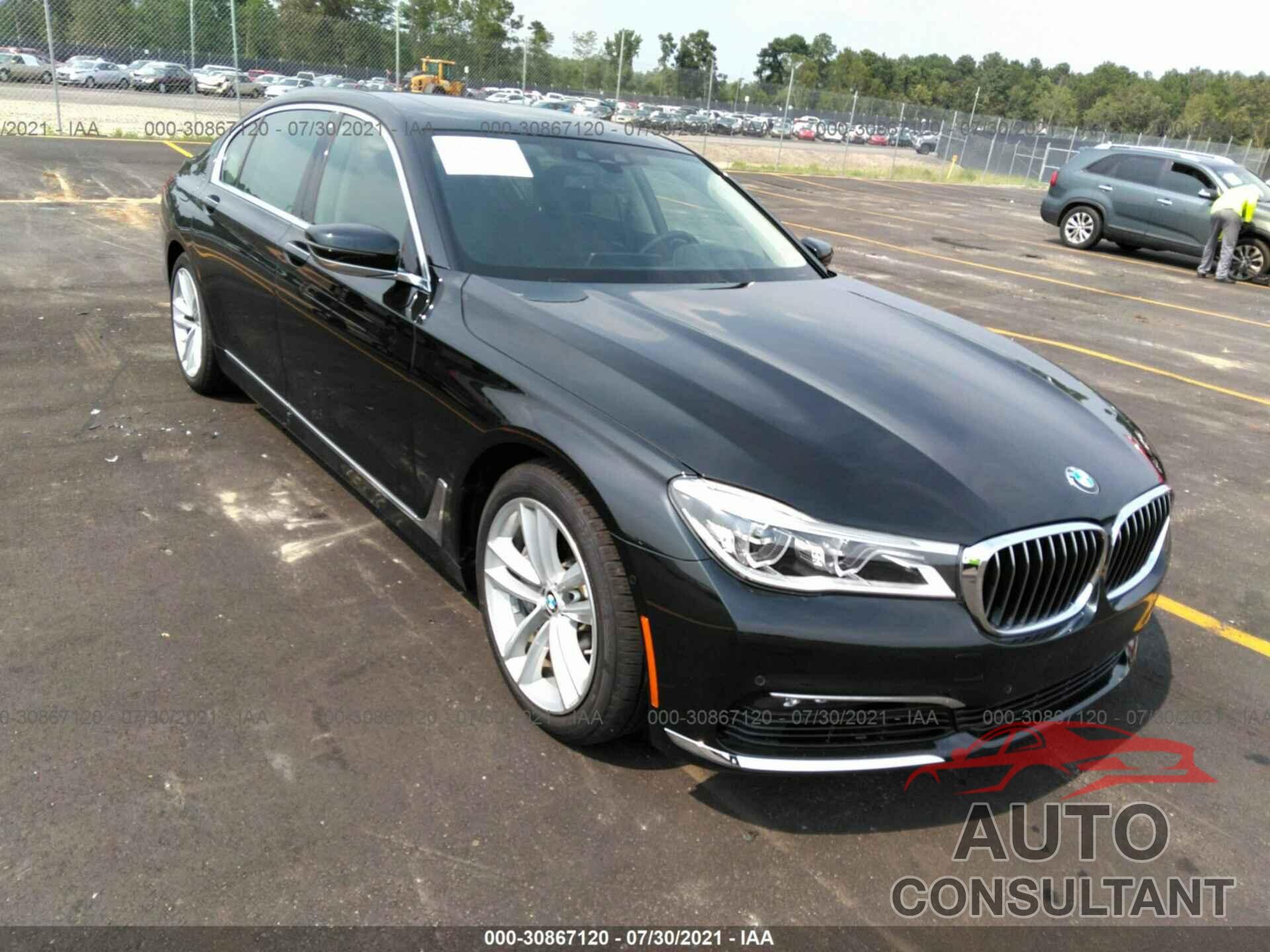 BMW 7 SERIES 2016 - WBA7F2C57GG419381