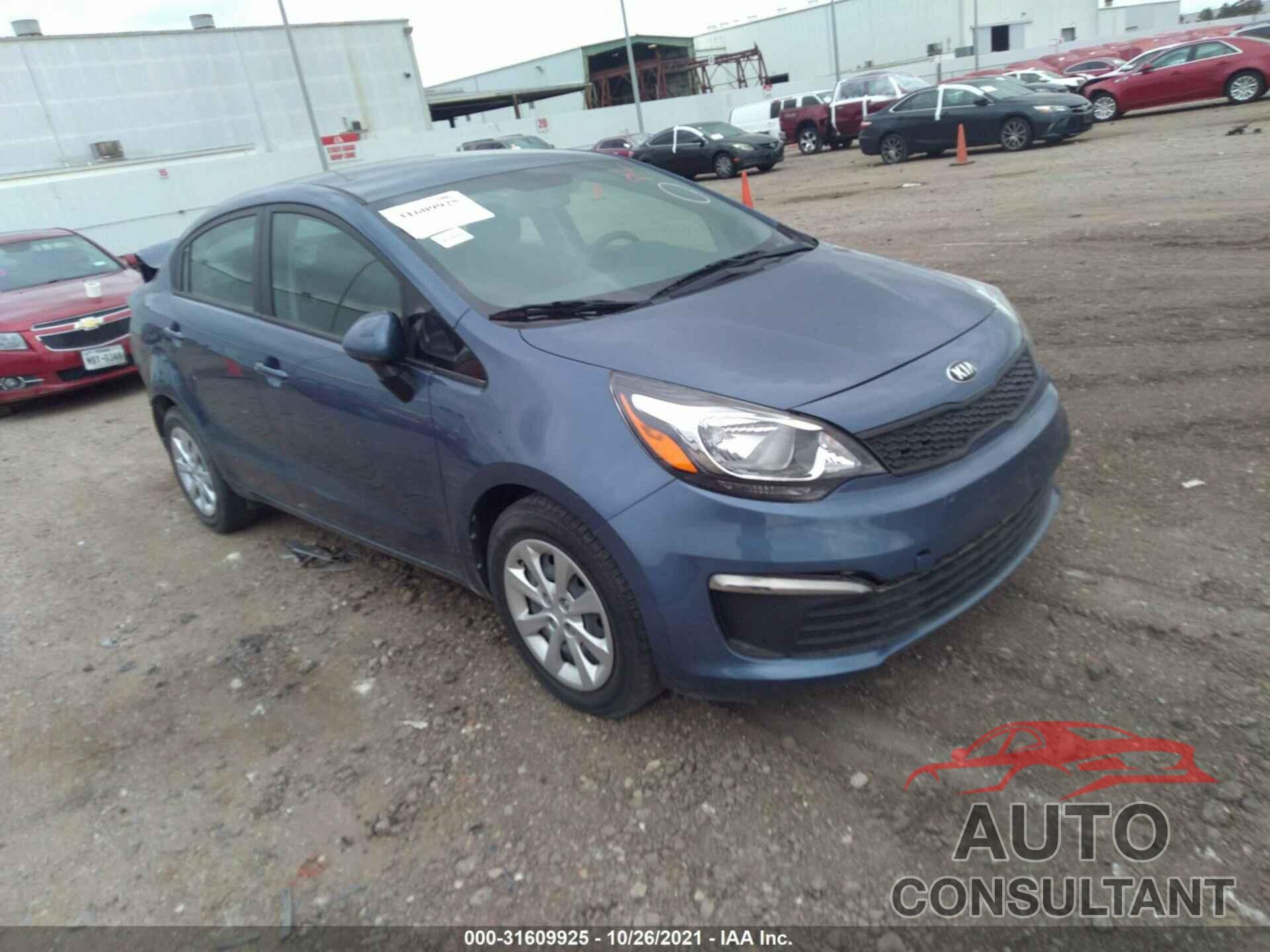 KIA RIO 2016 - KNADM4A34G6662562