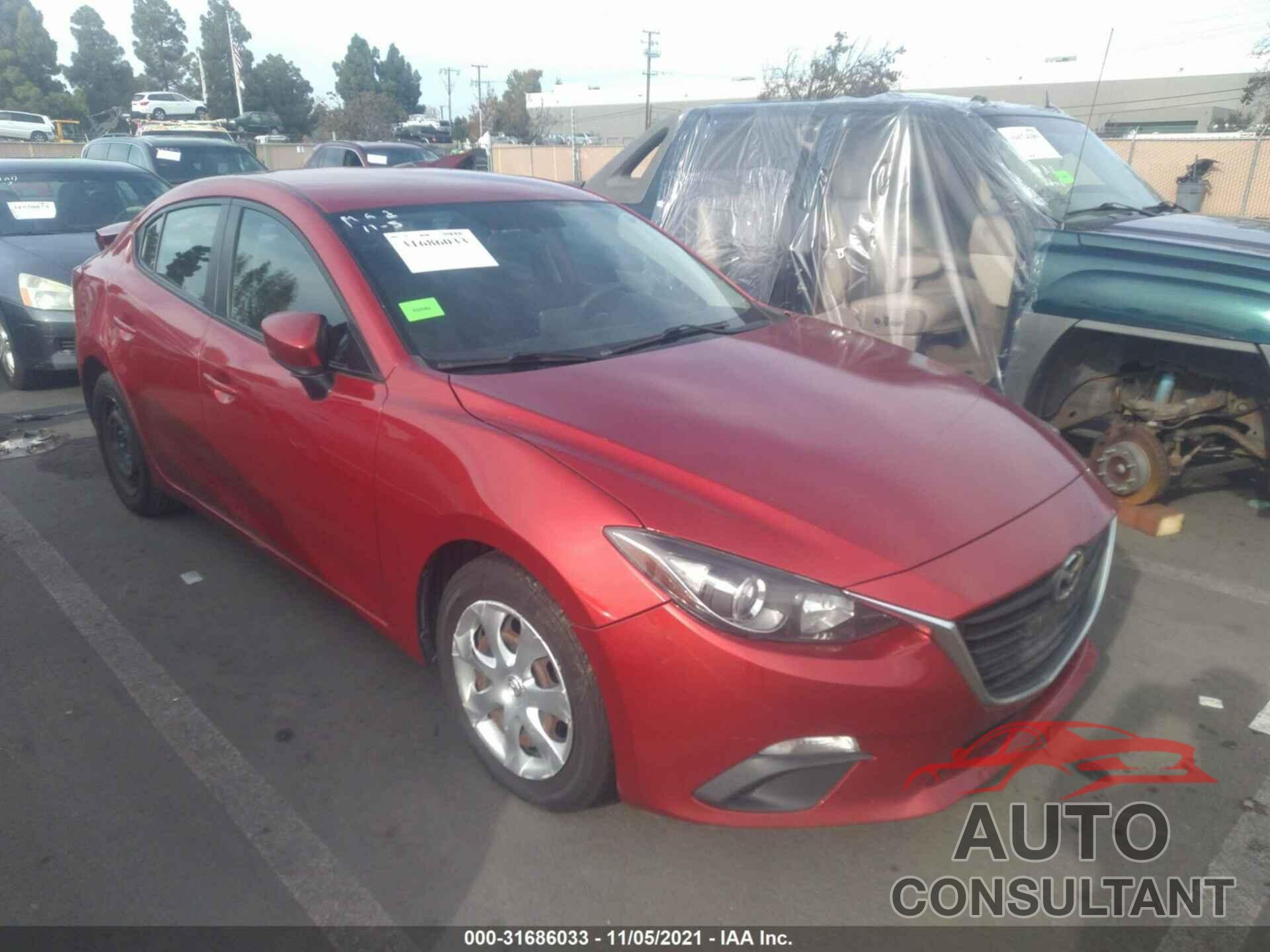 MAZDA MAZDA3 2016 - 3MZBM1T75GM312704