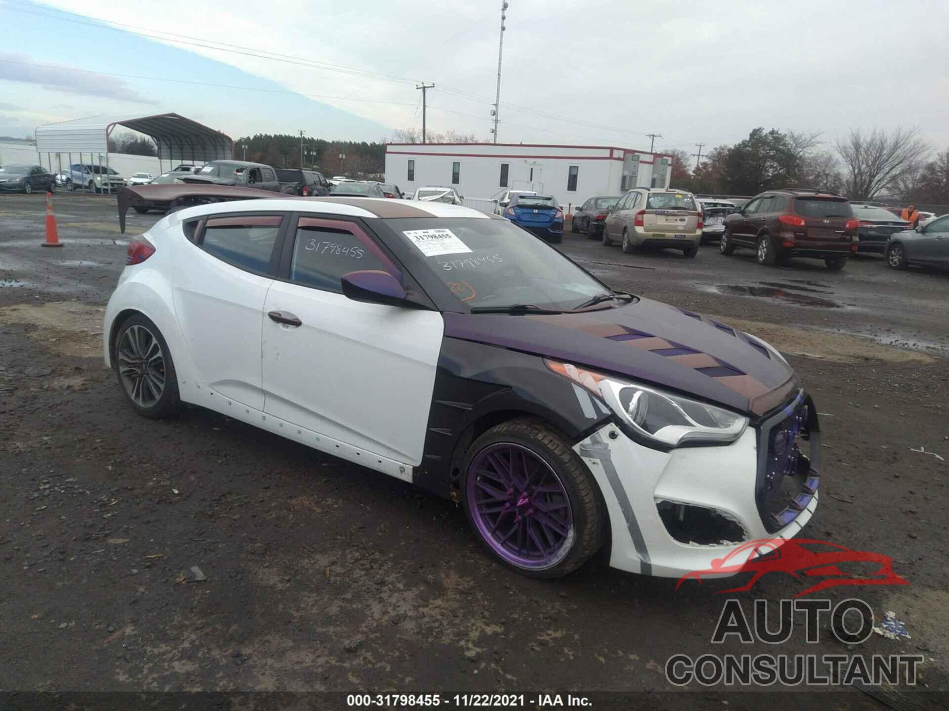 HYUNDAI VELOSTER 2016 - KMHTC6AE1GU286974