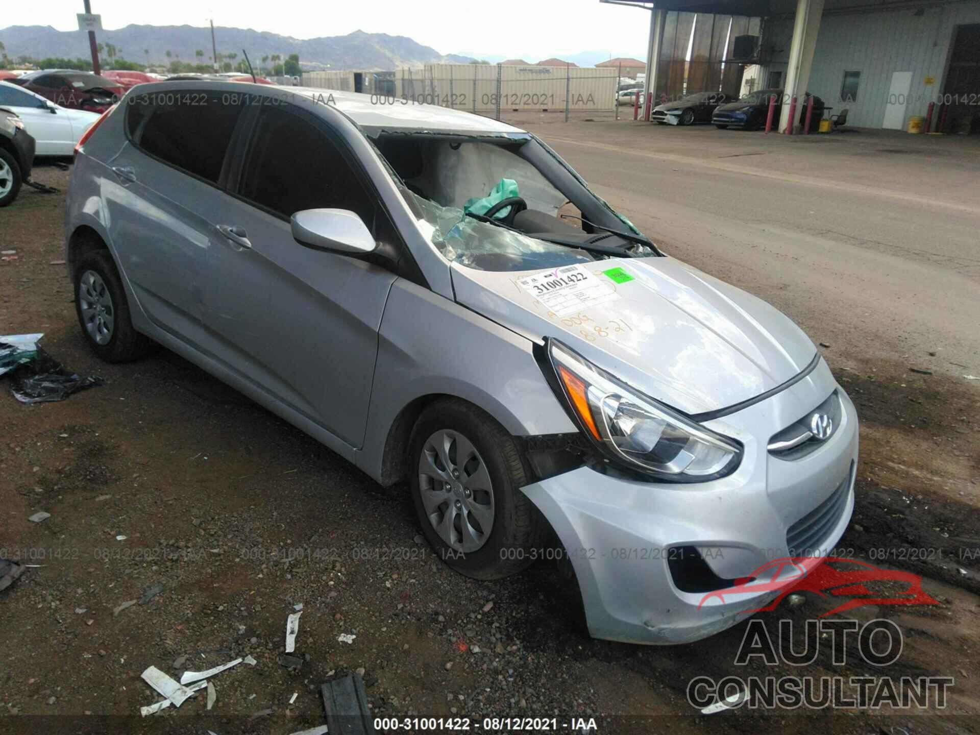 HYUNDAI ACCENT 2017 - KMHCT5AE6HU325988