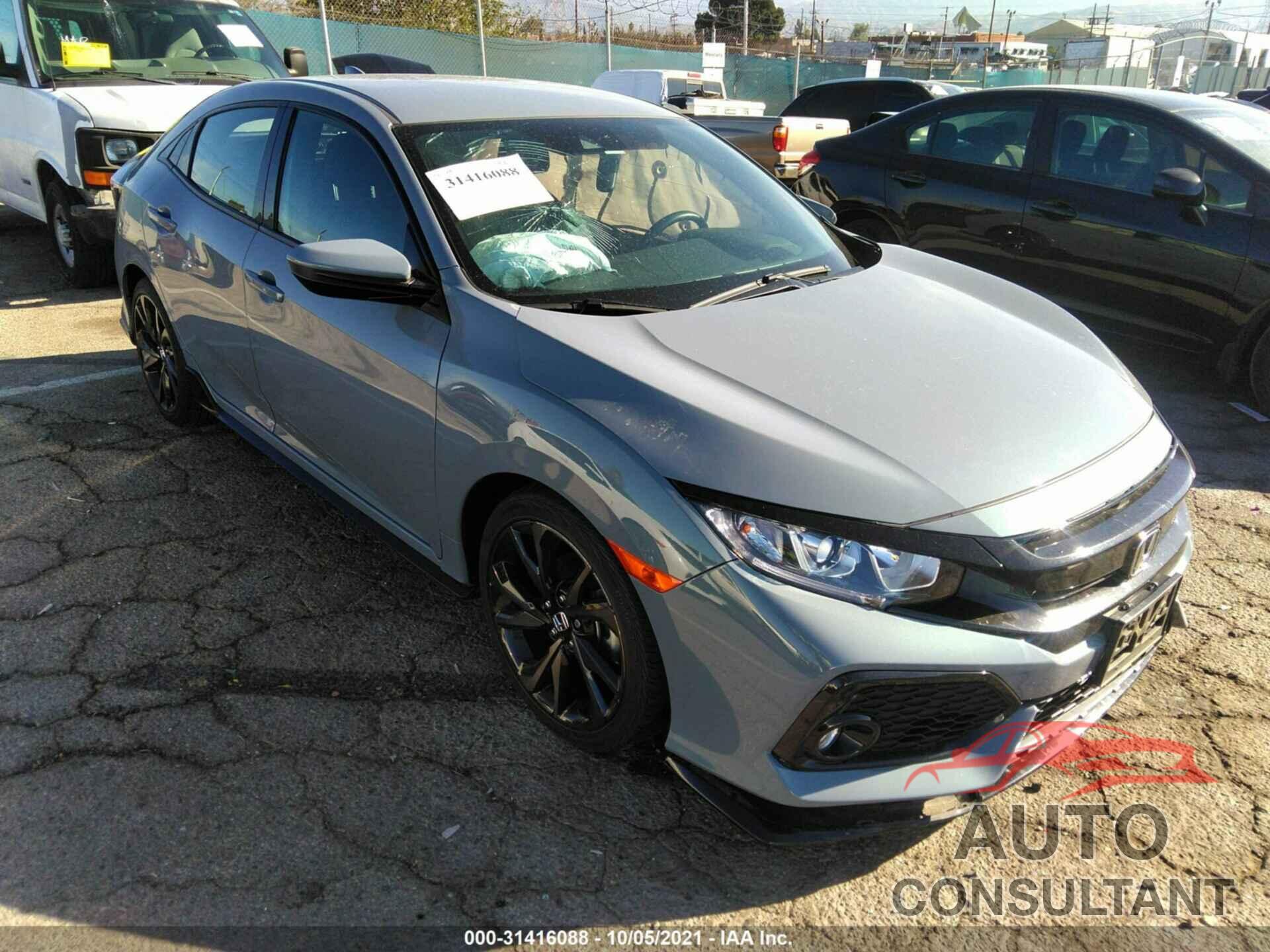HONDA CIVIC HATCHBACK 2019 - SHHFK7H48KU419222