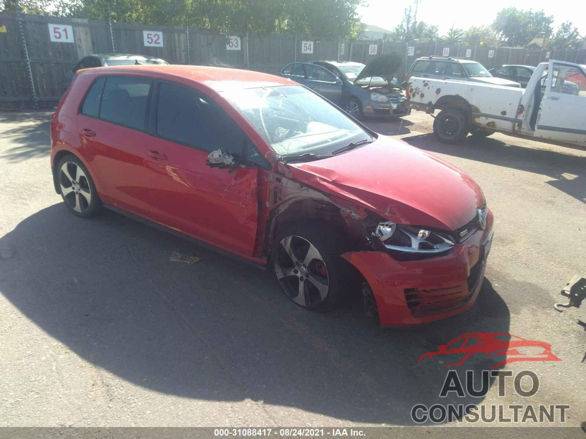 VOLKSWAGEN GOLF GTI 2017 - 3VW5T7AU4HM001648