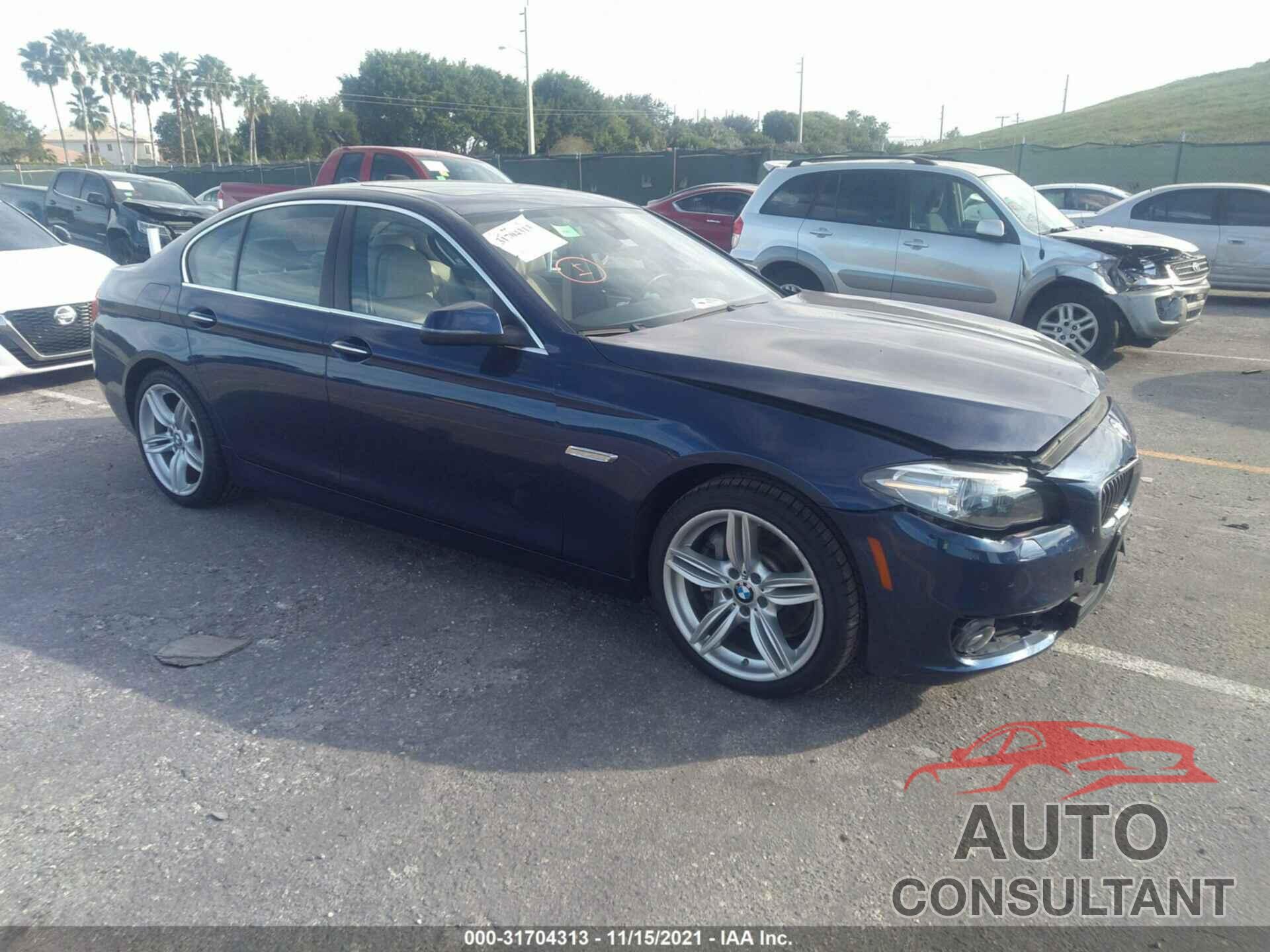 BMW 5 SERIES 2016 - WBA5B3C51GG252492