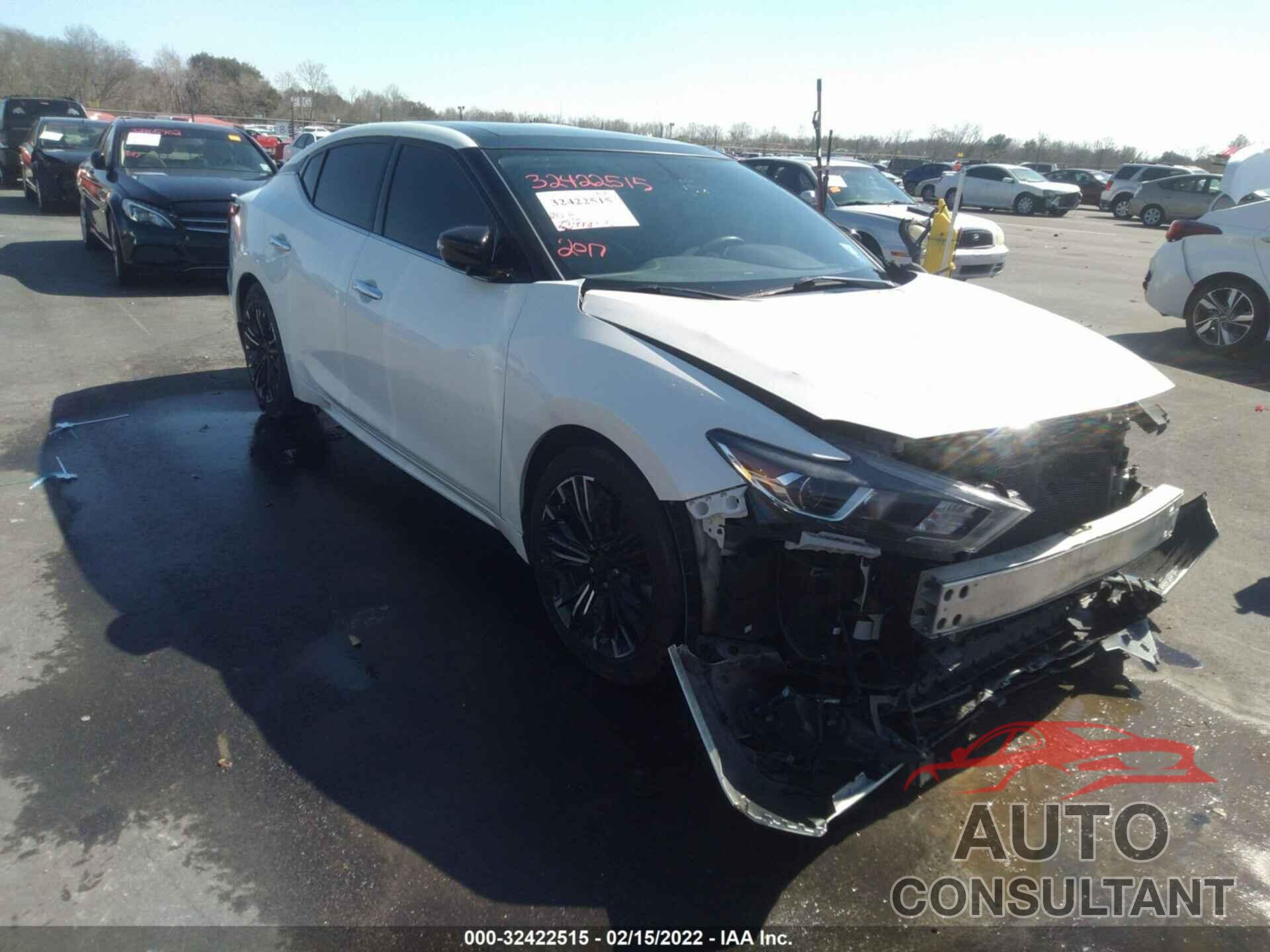 NISSAN MAXIMA 2017 - 1N4AA6APXHC395109