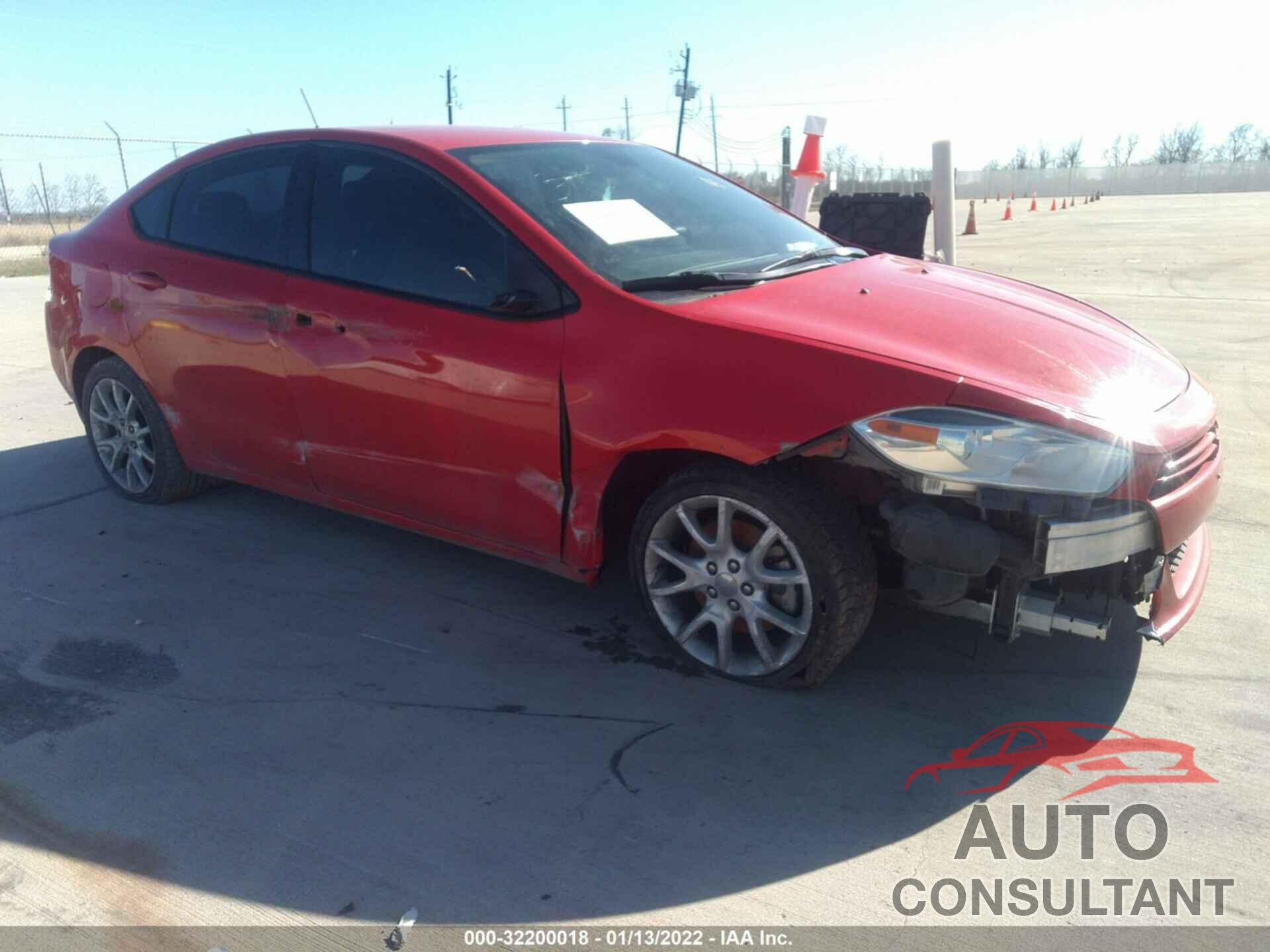 DODGE DART 2016 - 1C3CDFAA5GD624721