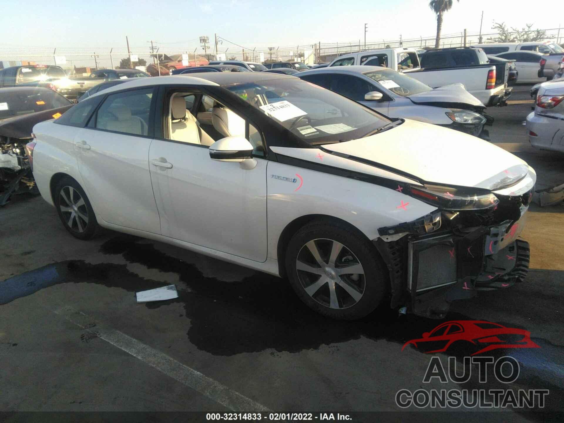 TOYOTA MIRAI 2019 - JTDBVRBD0KA007381
