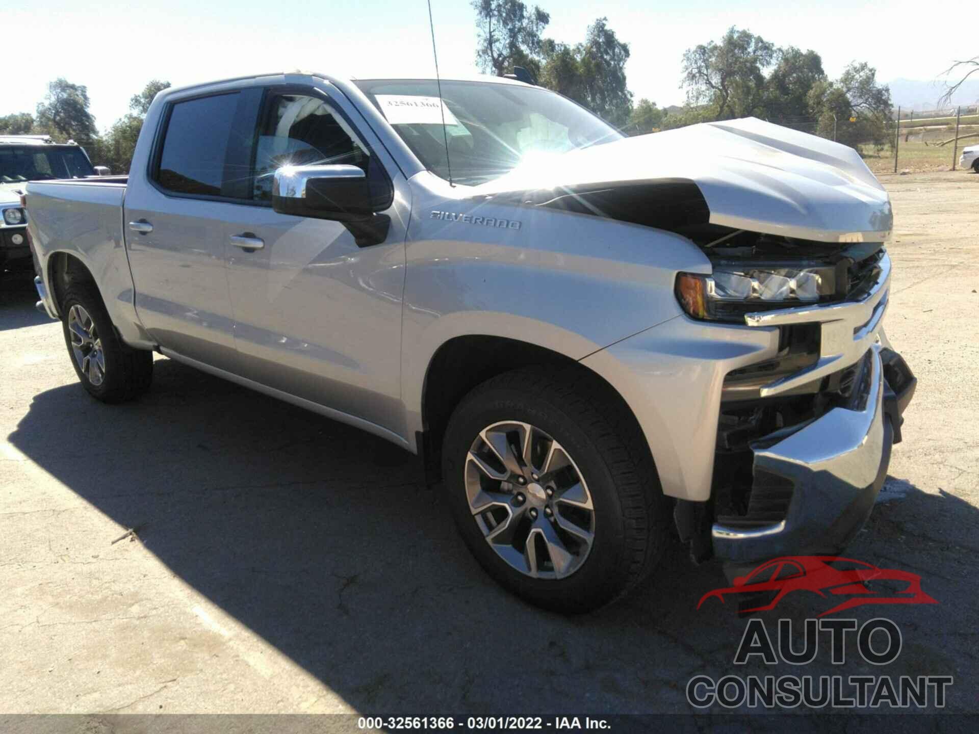 CHEVROLET SILVERADO 1500 2021 - 1GCPWCED1MZ304546