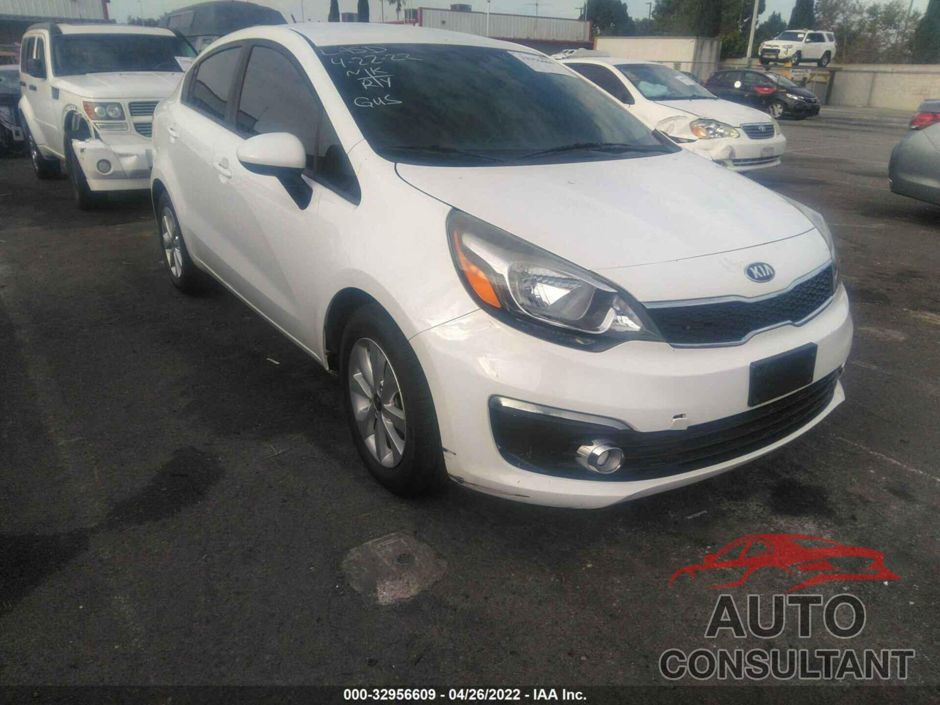 KIA RIO 2017 - KNADN4A30H6040507