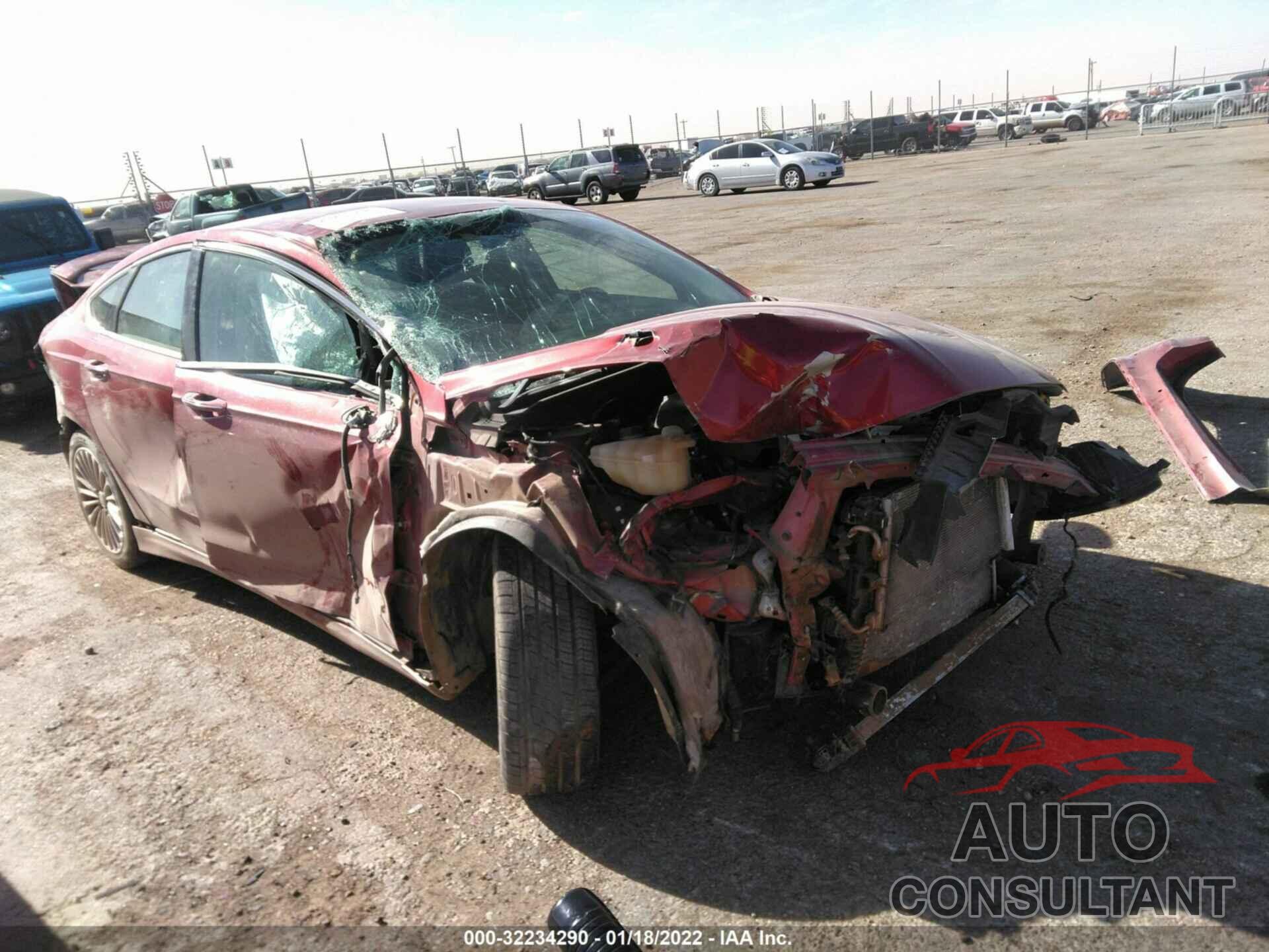 FORD FUSION 2016 - 3FA6P0K92GR178283