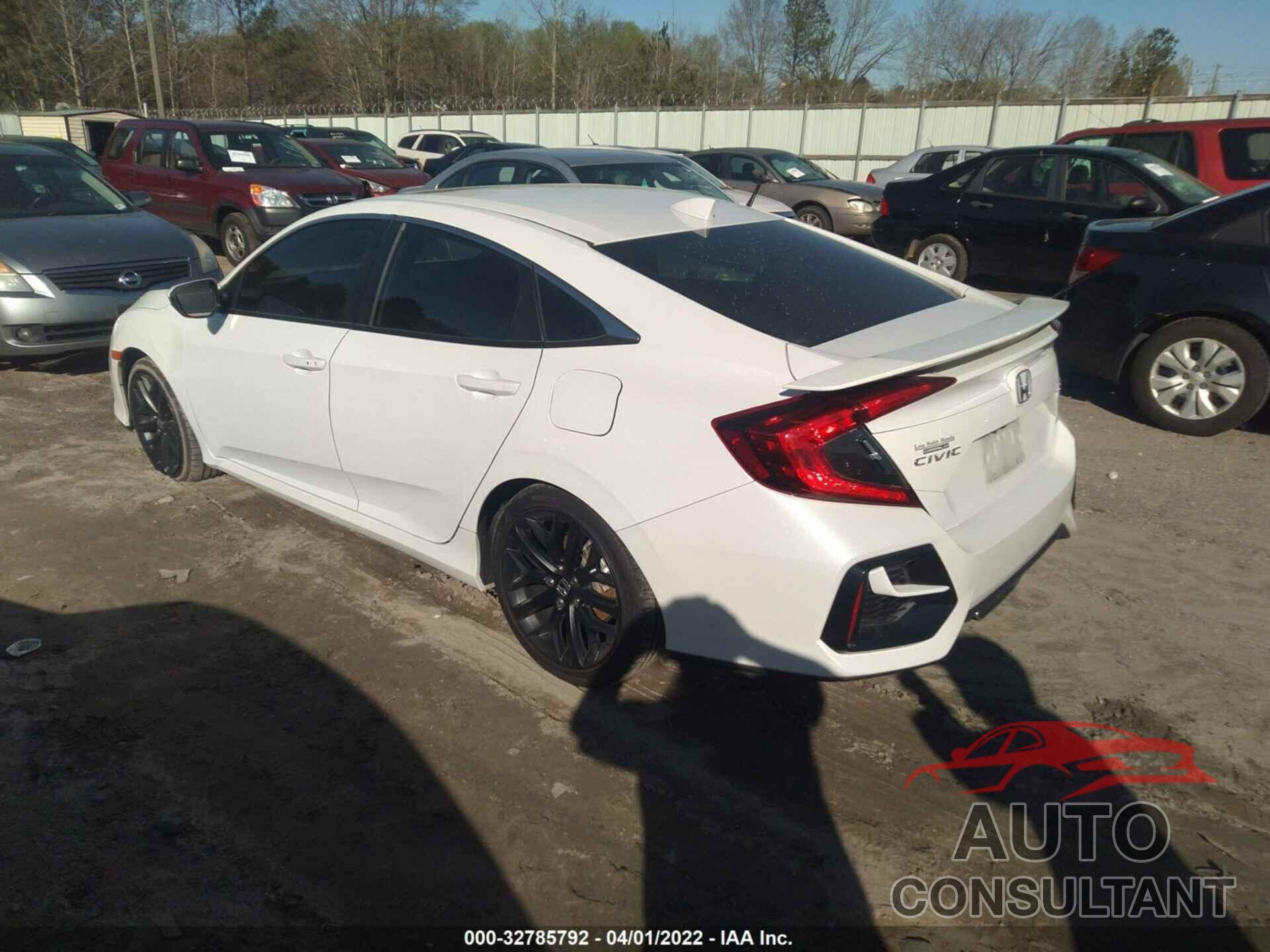 HONDA CIVIC SI SEDAN 2020 - 2HGFC1E57LH707934