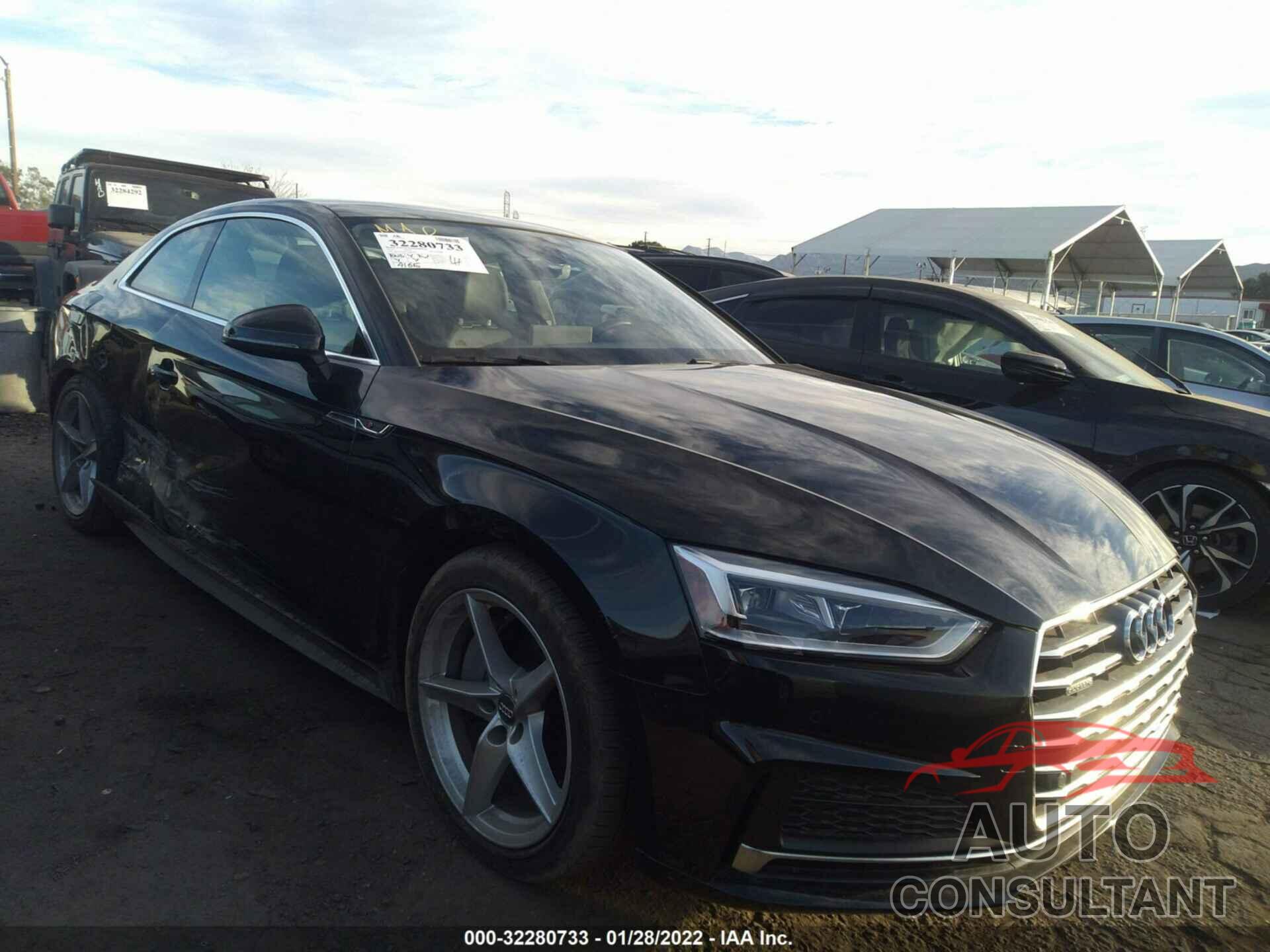AUDI A5 COUPE 2019 - WAUTNAF55KA075651