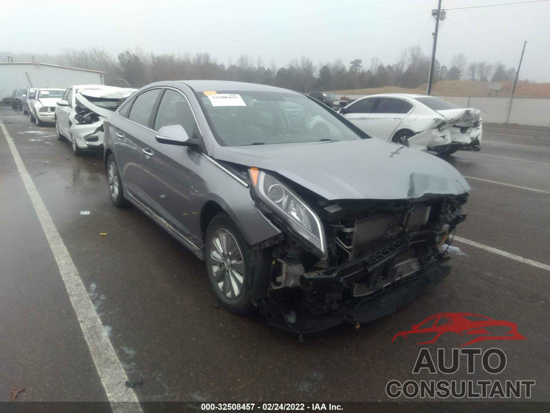 HYUNDAI SONATA HYBRID 2016 - KMHE24L11GA035416