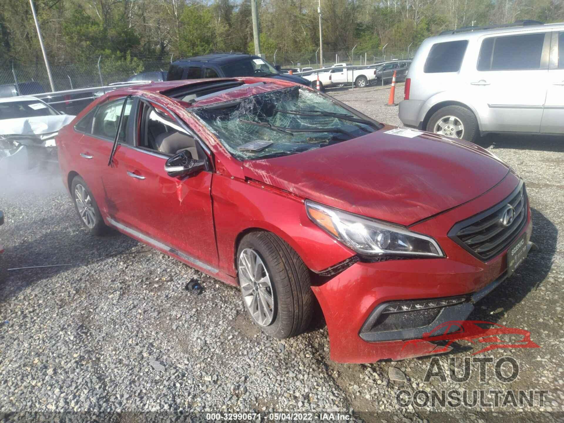 HYUNDAI SONATA 2017 - 5NPE34AFXHH596014