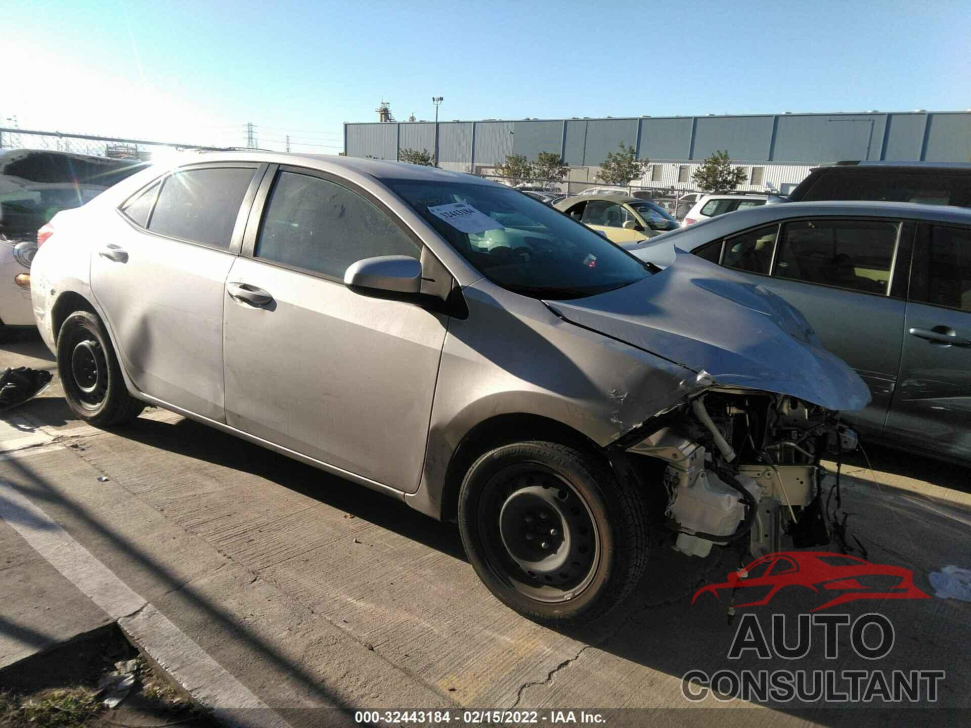 TOYOTA COROLLA 2017 - 2T1BURHE3HC858971