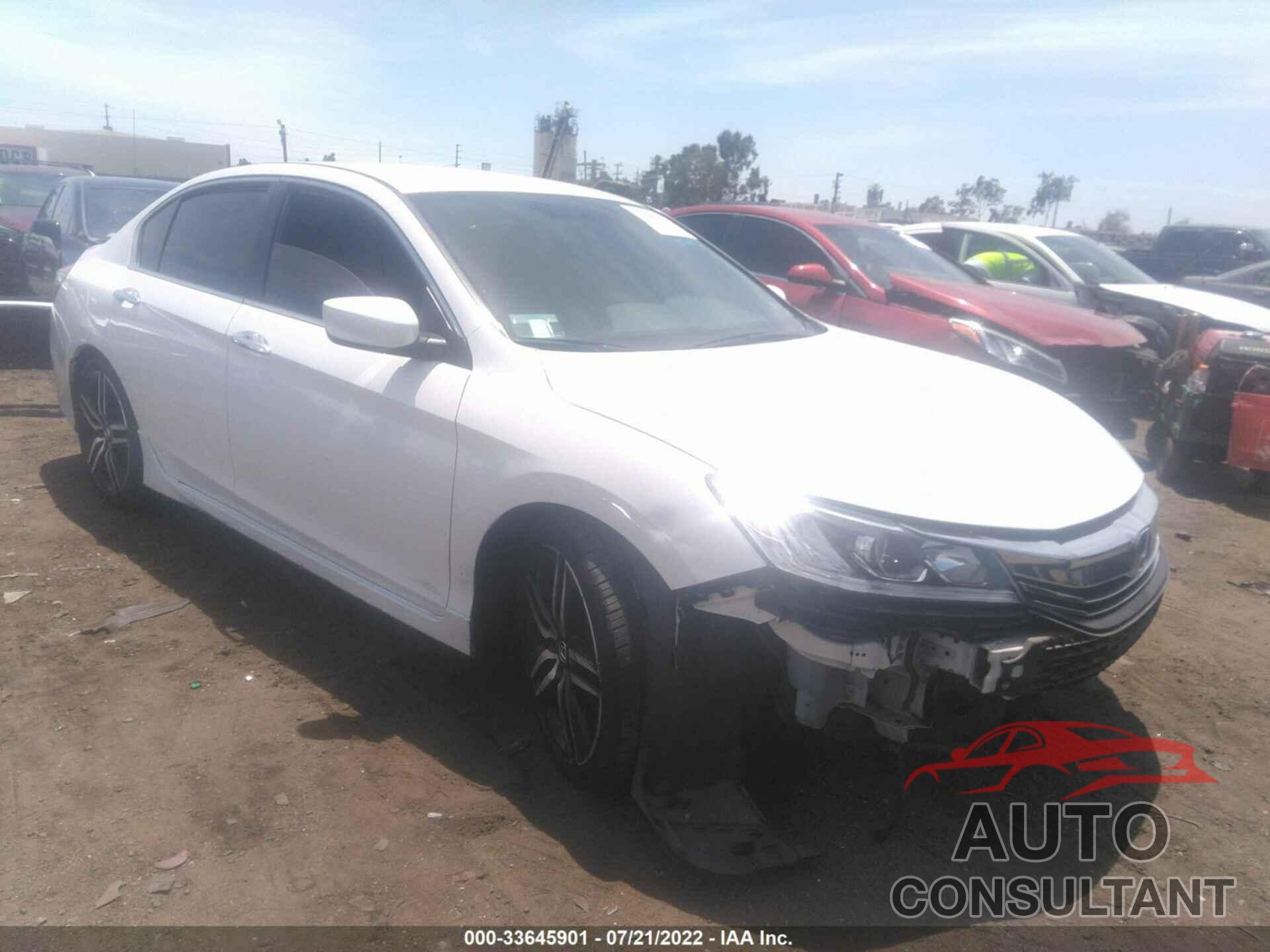 HONDA ACCORD SEDAN 2017 - 1HGCR2F5XHA004484