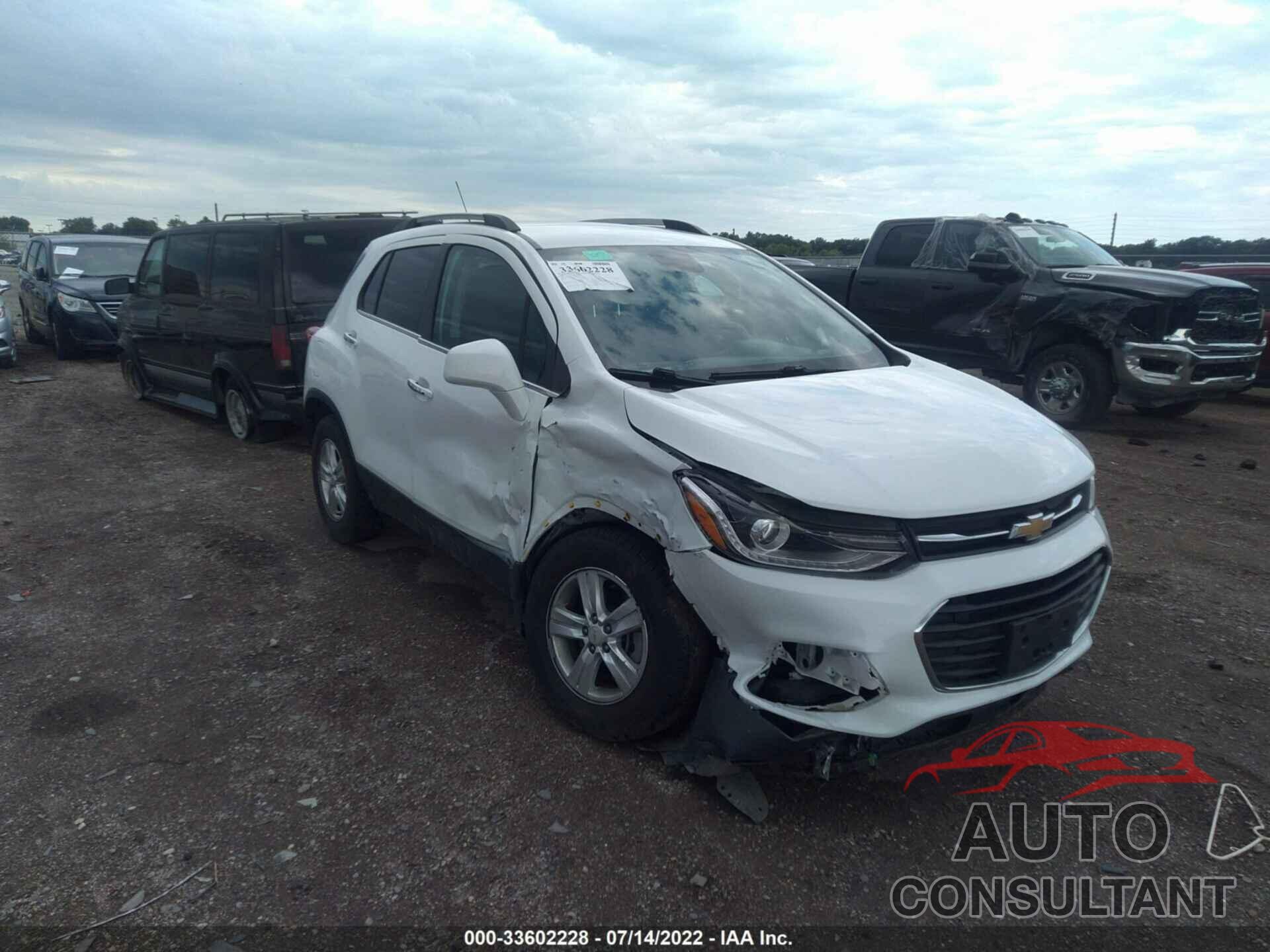 CHEVROLET TRAX 2018 - KL7CJLSB3JB580146