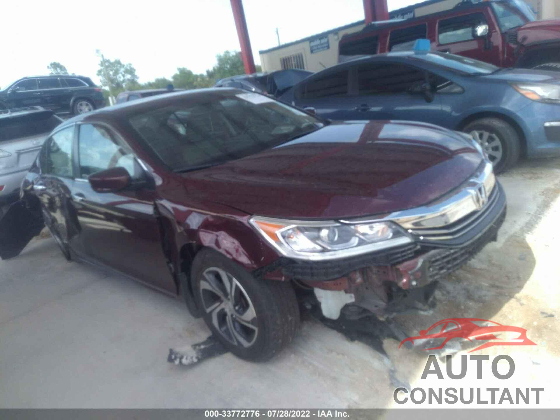 HONDA ACCORD SEDAN 2016 - 1HGCR2F32GA122882