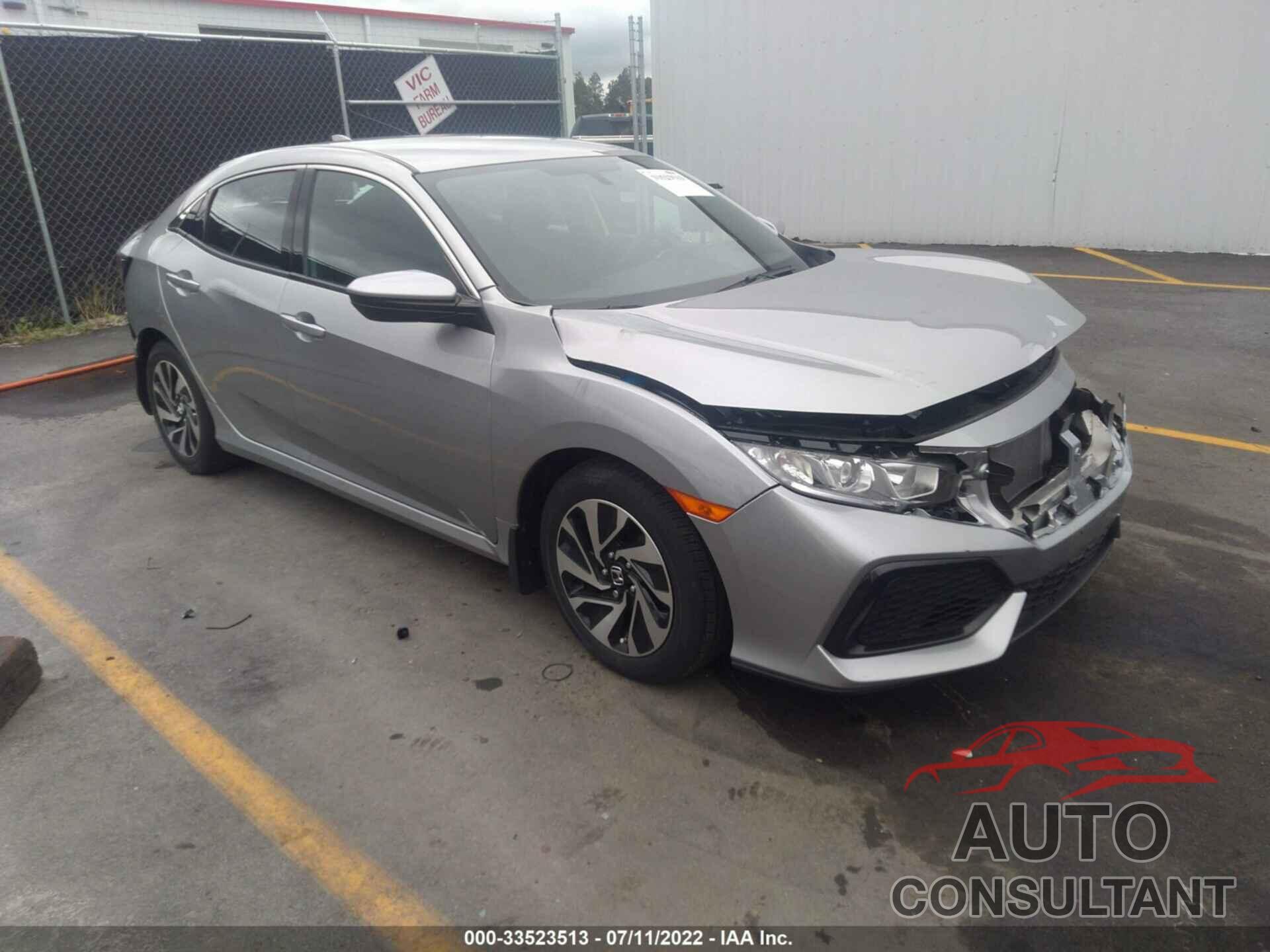 HONDA CIVIC HATCHBACK 2018 - SHHFK7H25JU220643