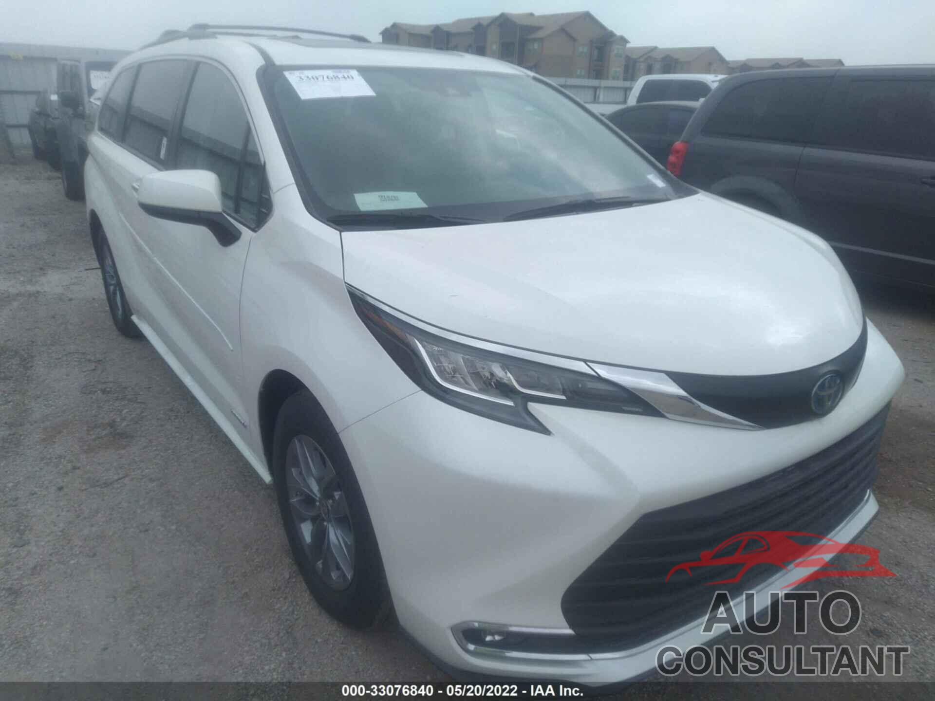 TOYOTA SIENNA 2021 - 5TDYRKEC5MS049088