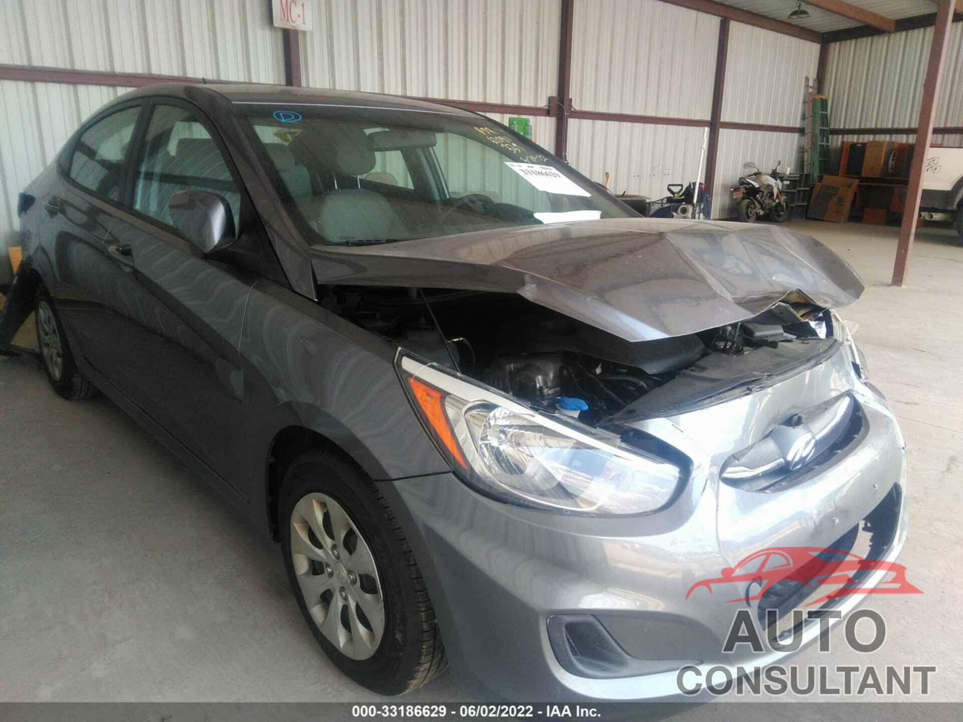 HYUNDAI ACCENT 2016 - KMHCT4AEXGU984813