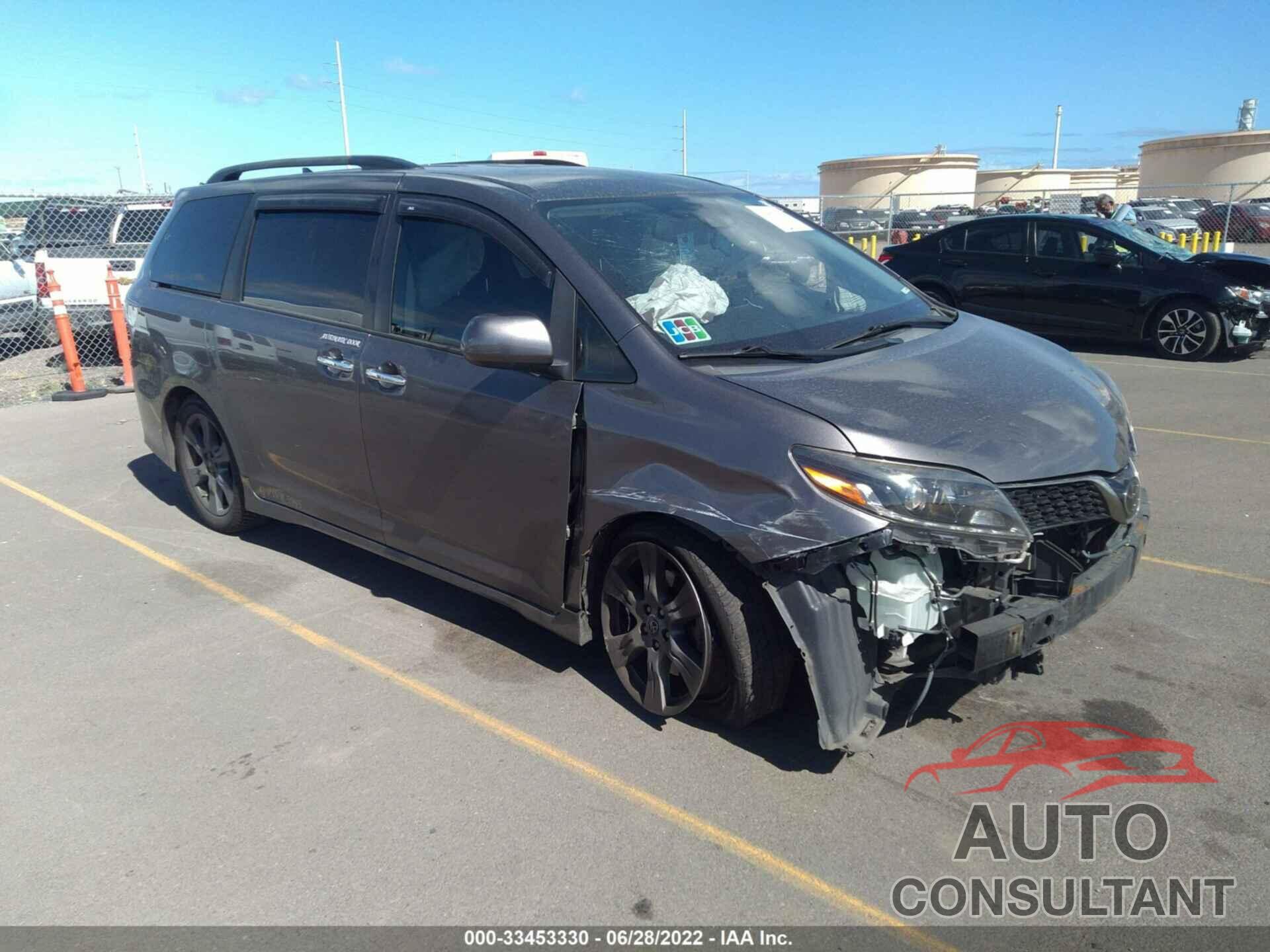 TOYOTA SIENNA 2018 - 5TDXZ3DC4JS959023