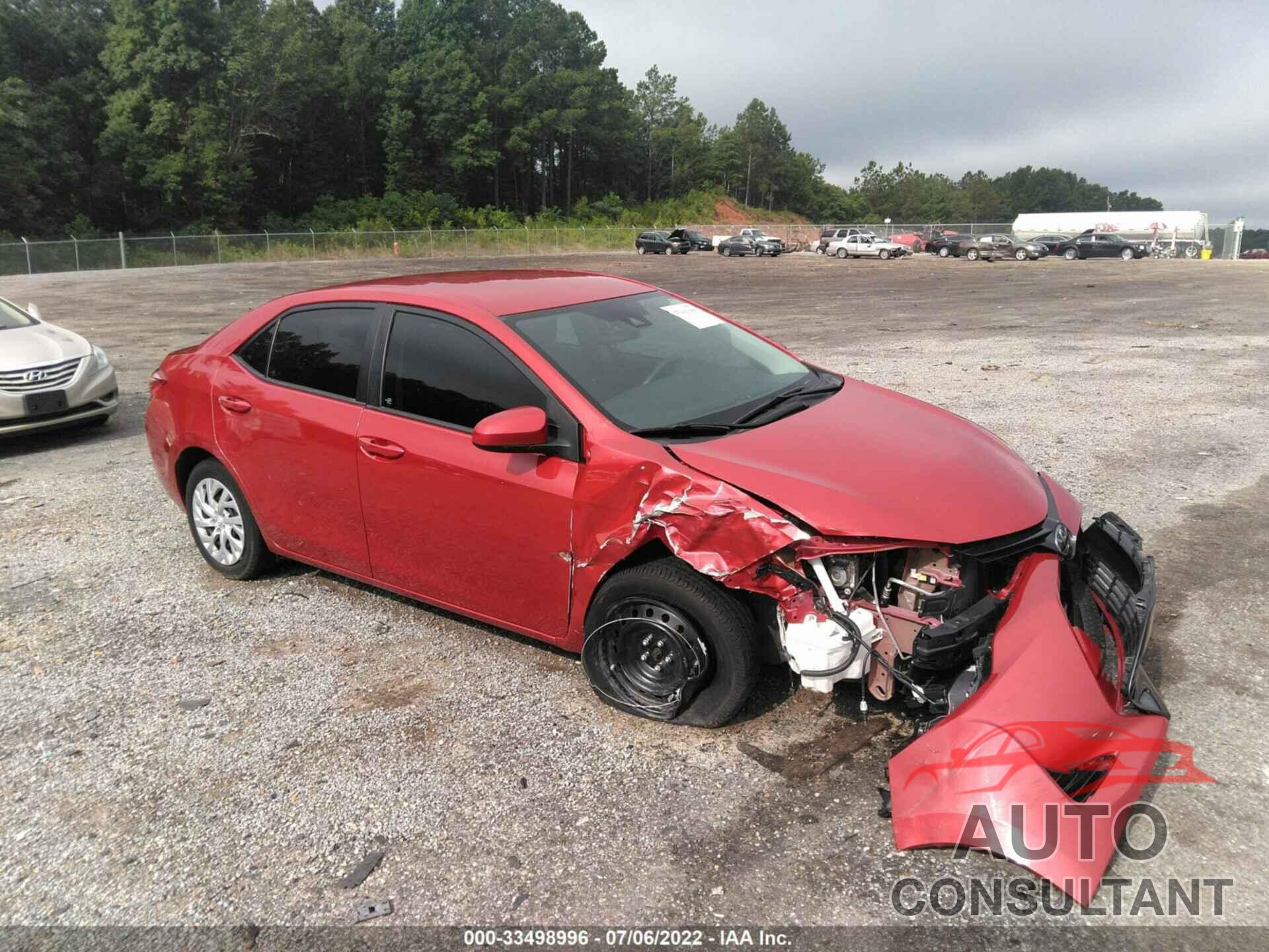 TOYOTA COROLLA 2017 - 5YFBURHE0HP618101