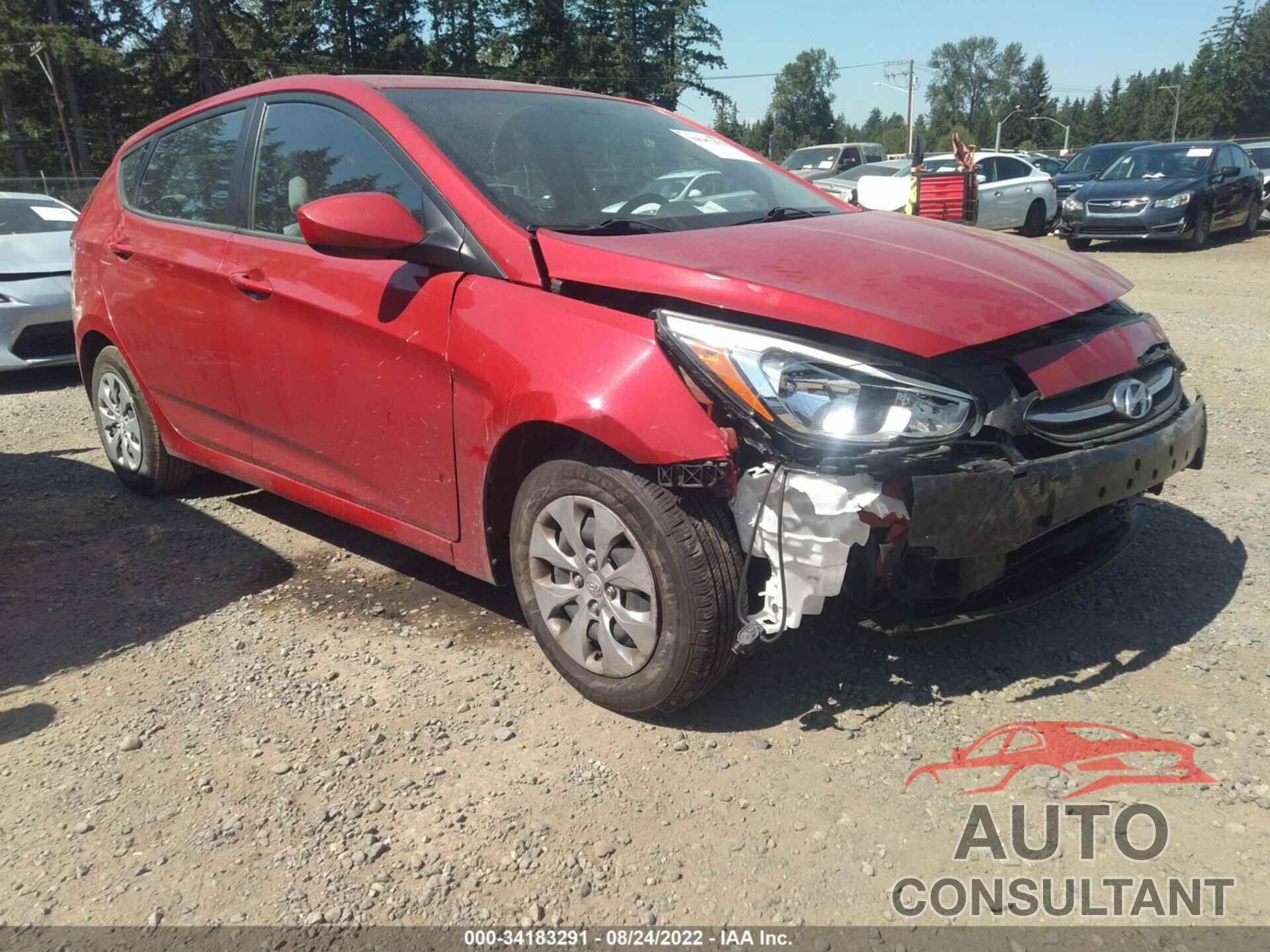 HYUNDAI ACCENT 2017 - KMHCT5AE7HU345439