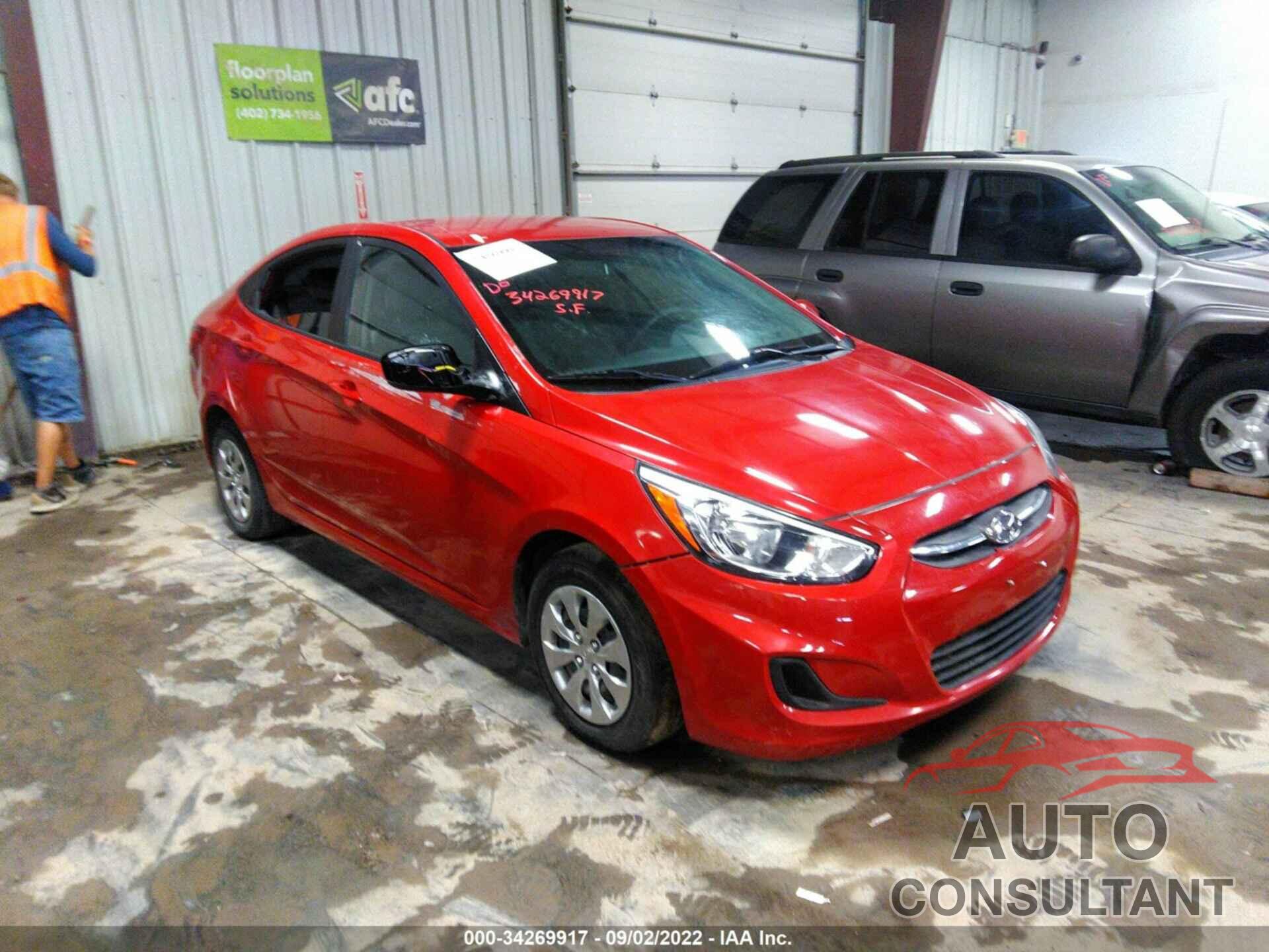 HYUNDAI ACCENT 2017 - KMHCT4AE9HU293533