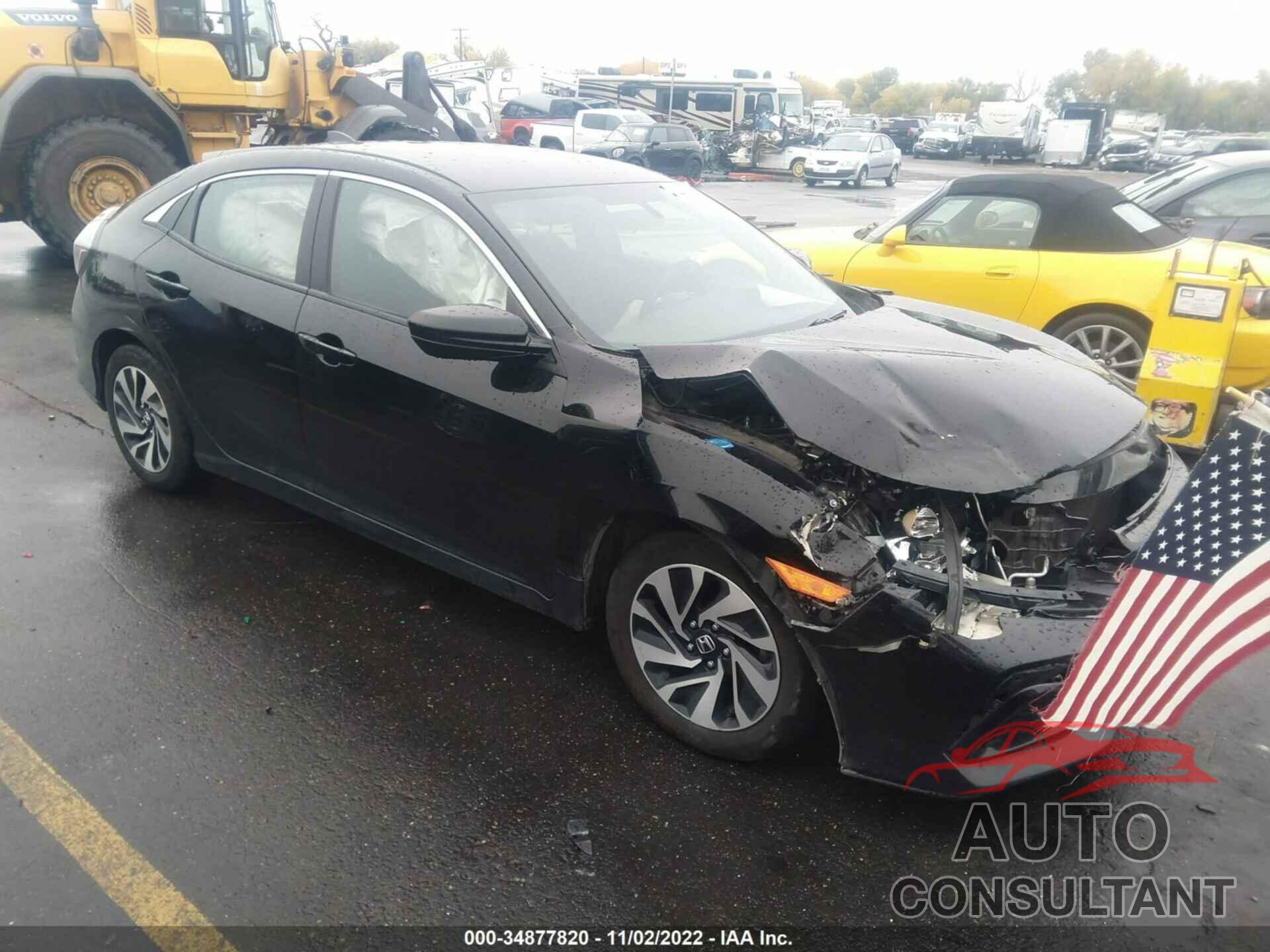 HONDA CIVIC HATCHBACK 2017 - SHHFK7H2XHU412019