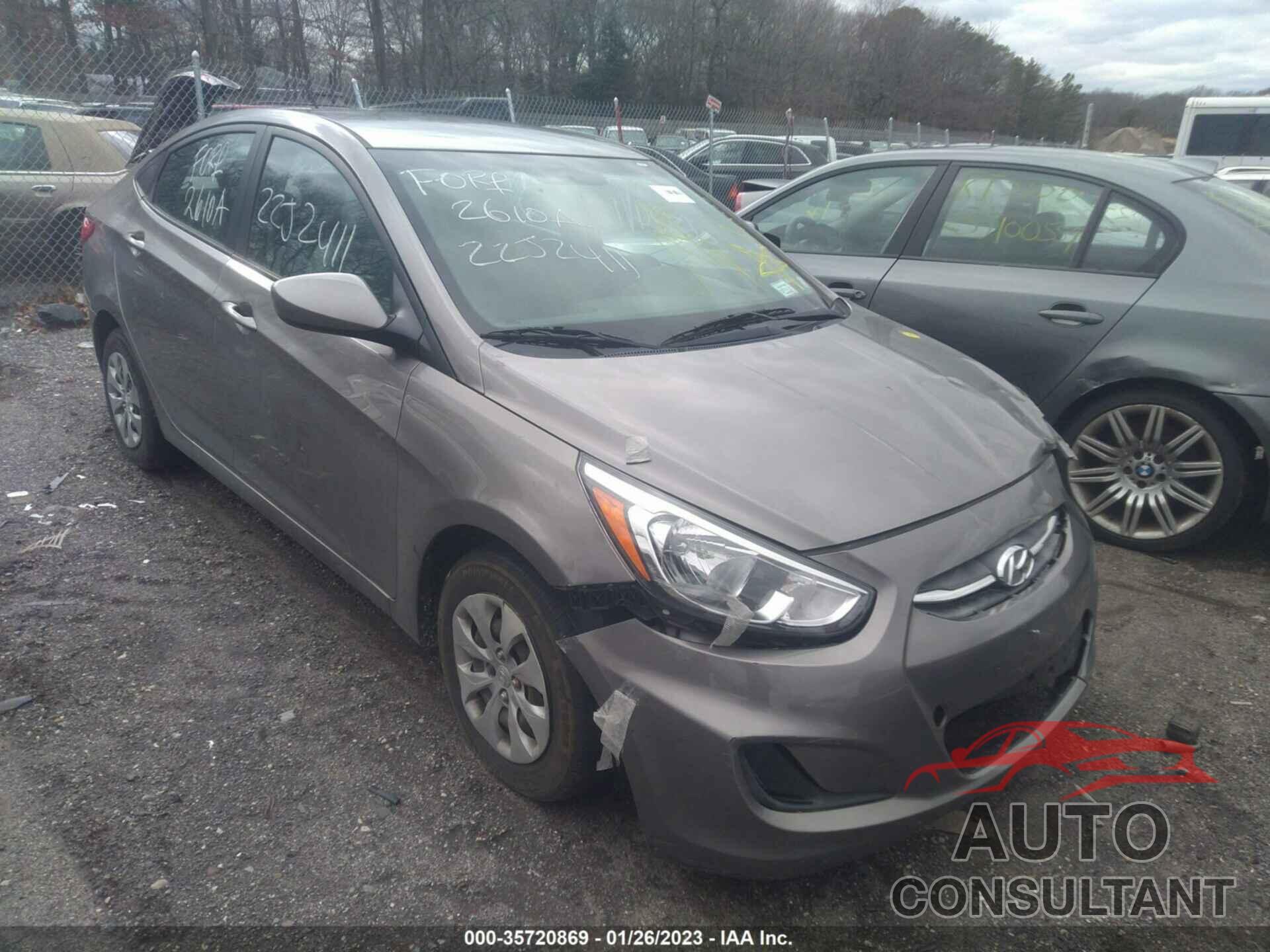 HYUNDAI ACCENT 2017 - KMHCT4AEXHU377778