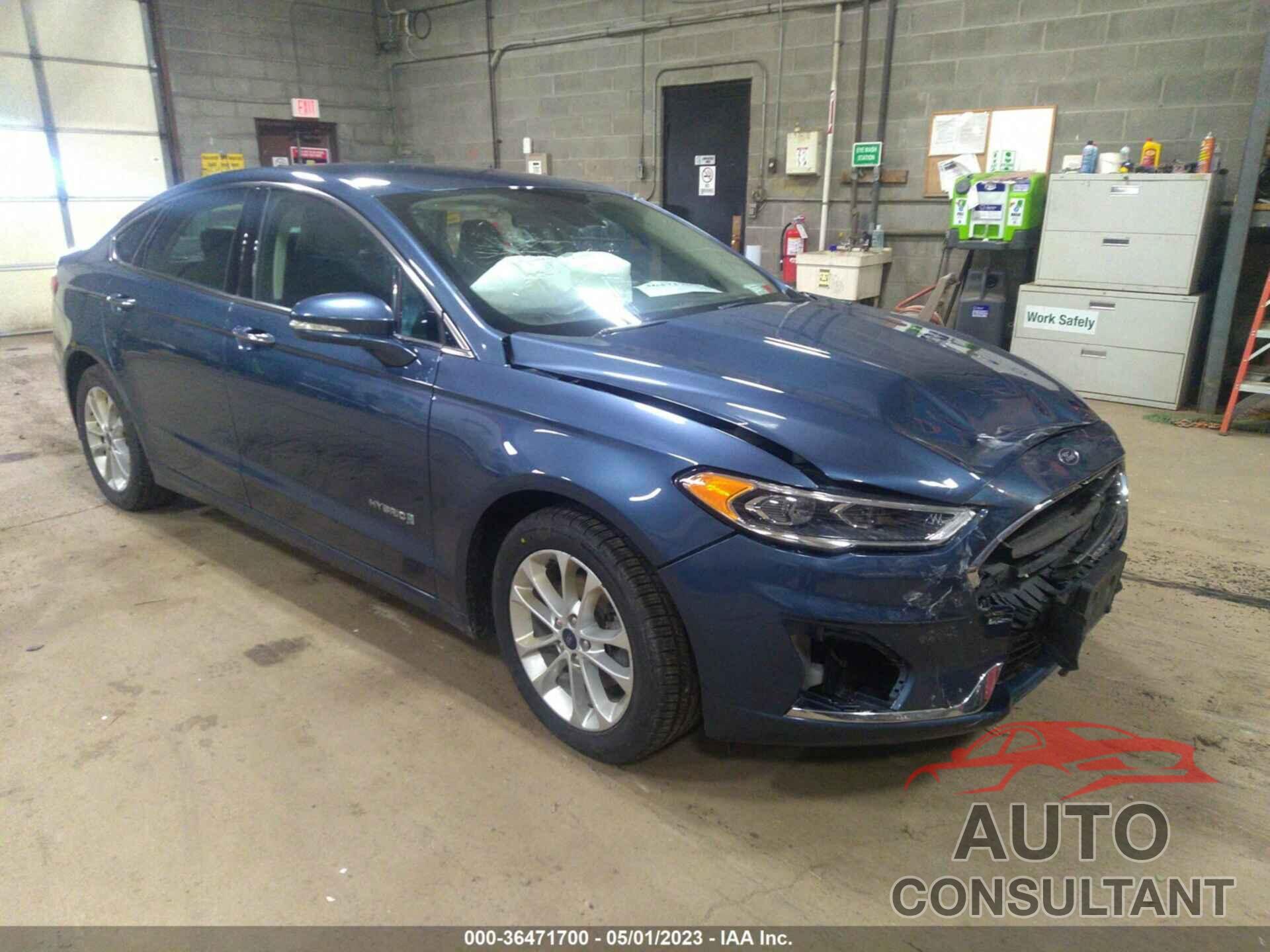 FORD FUSION HYBRID 2019 - 3FA6P0MU8KR123685