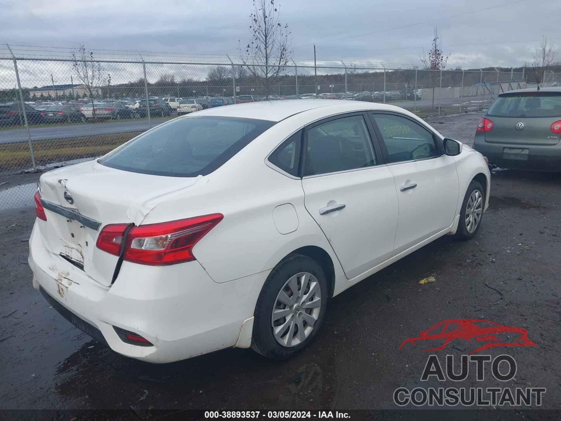 NISSAN SENTRA 2016 - 3N1AB7AP6GY288001