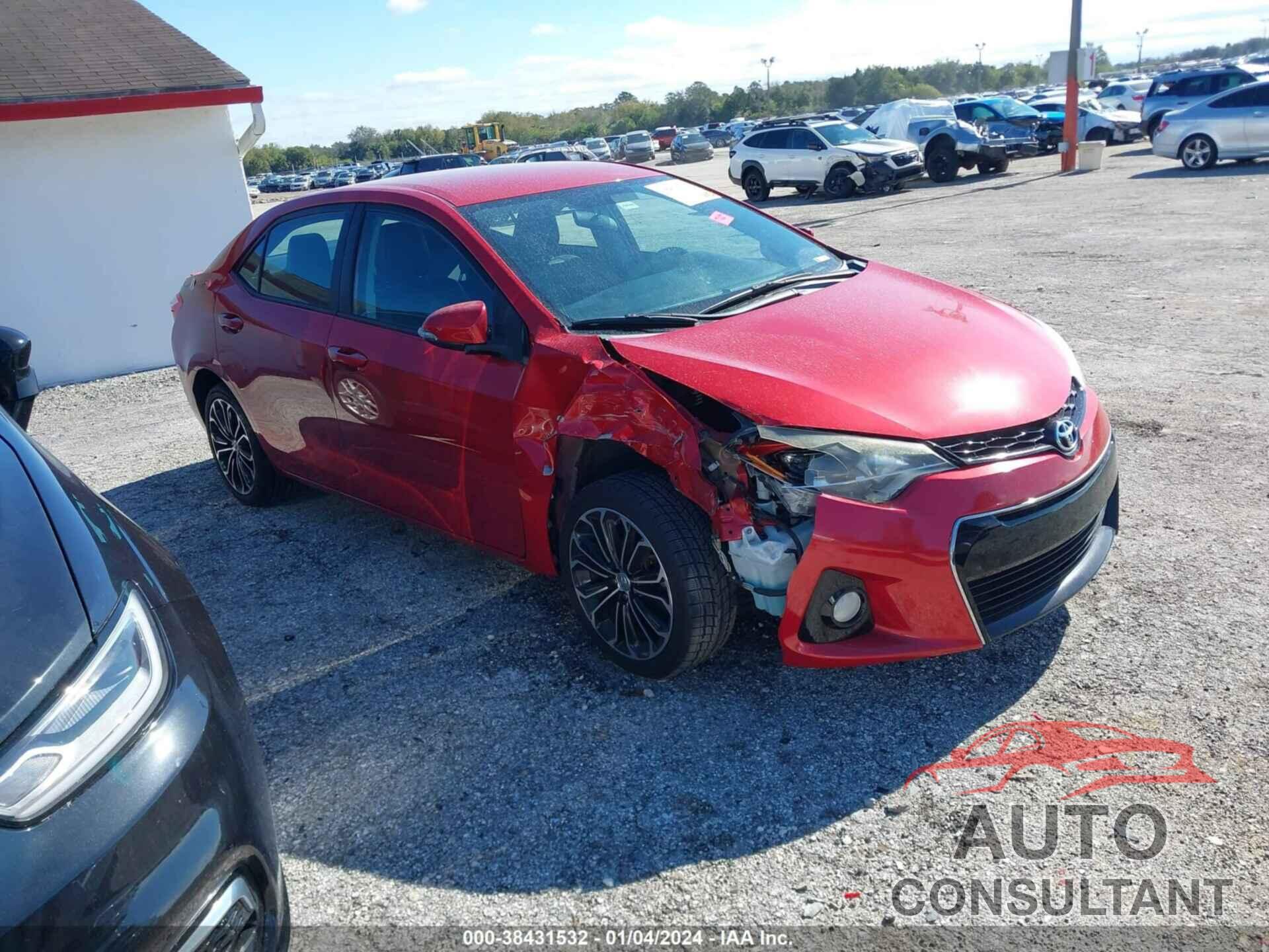 TOYOTA COROLLA 2016 - 2T1BURHE8GC675662