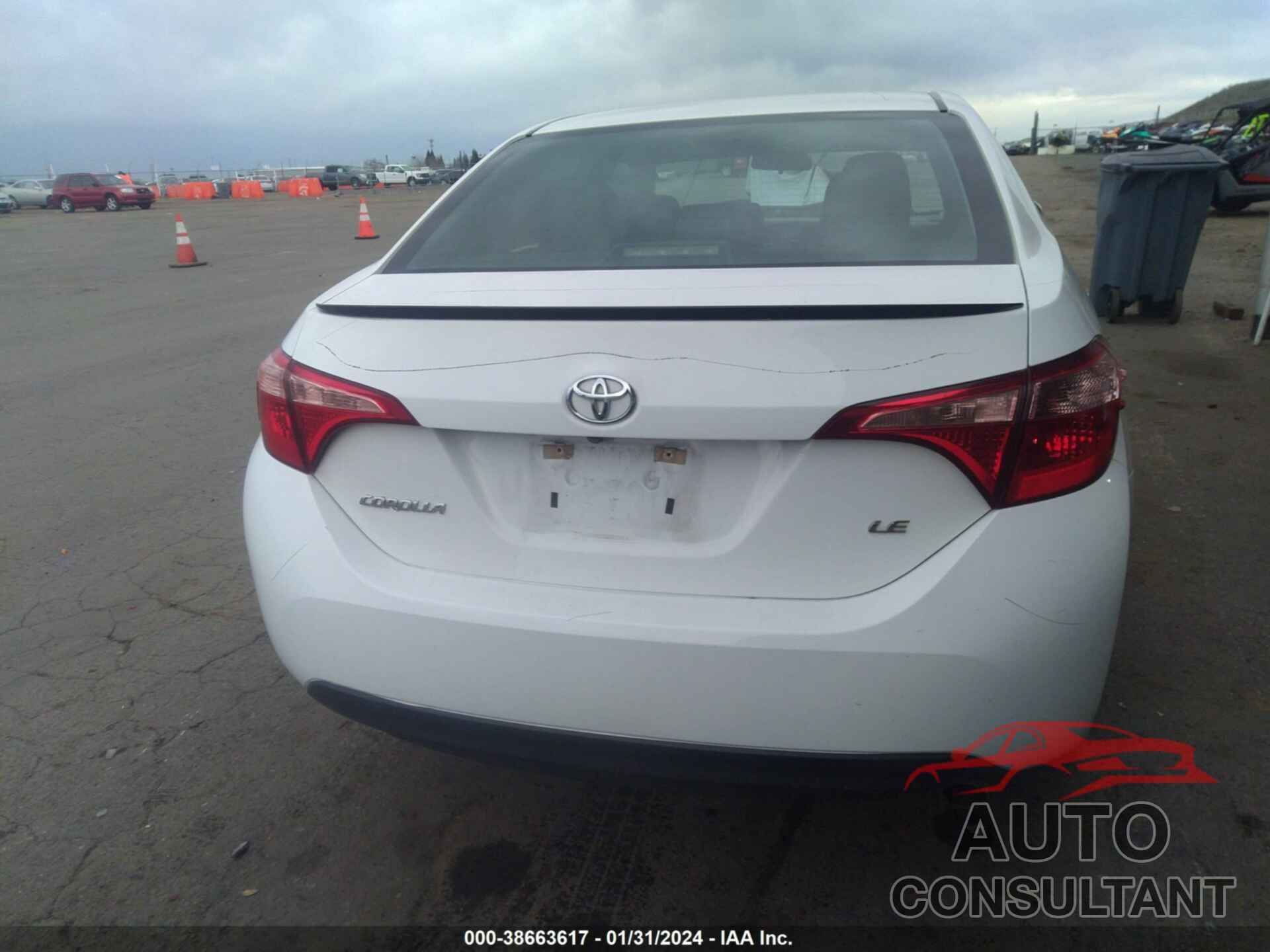 TOYOTA COROLLA 2017 - 5YFBURHE1HP589255